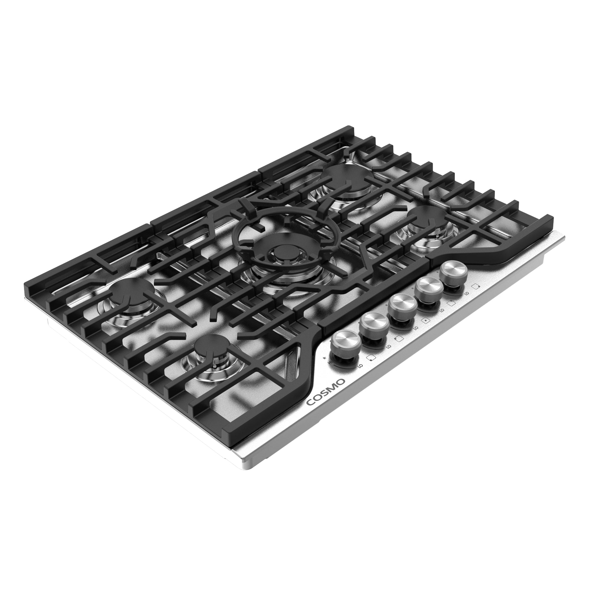 Cosmo Vista 30 in. 5-Burner Stainless Steel Gas Cooktop | COS-CTGV305SS
