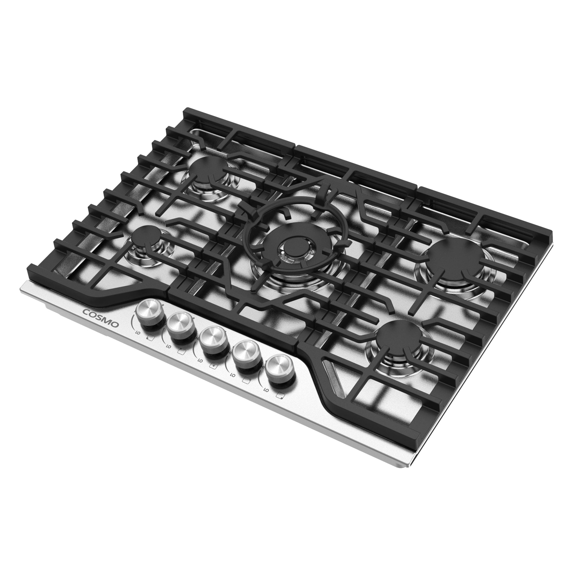 Cosmo Vista 30 in. 5-Burner Stainless Steel Gas Cooktop | COS-CTGV305SS