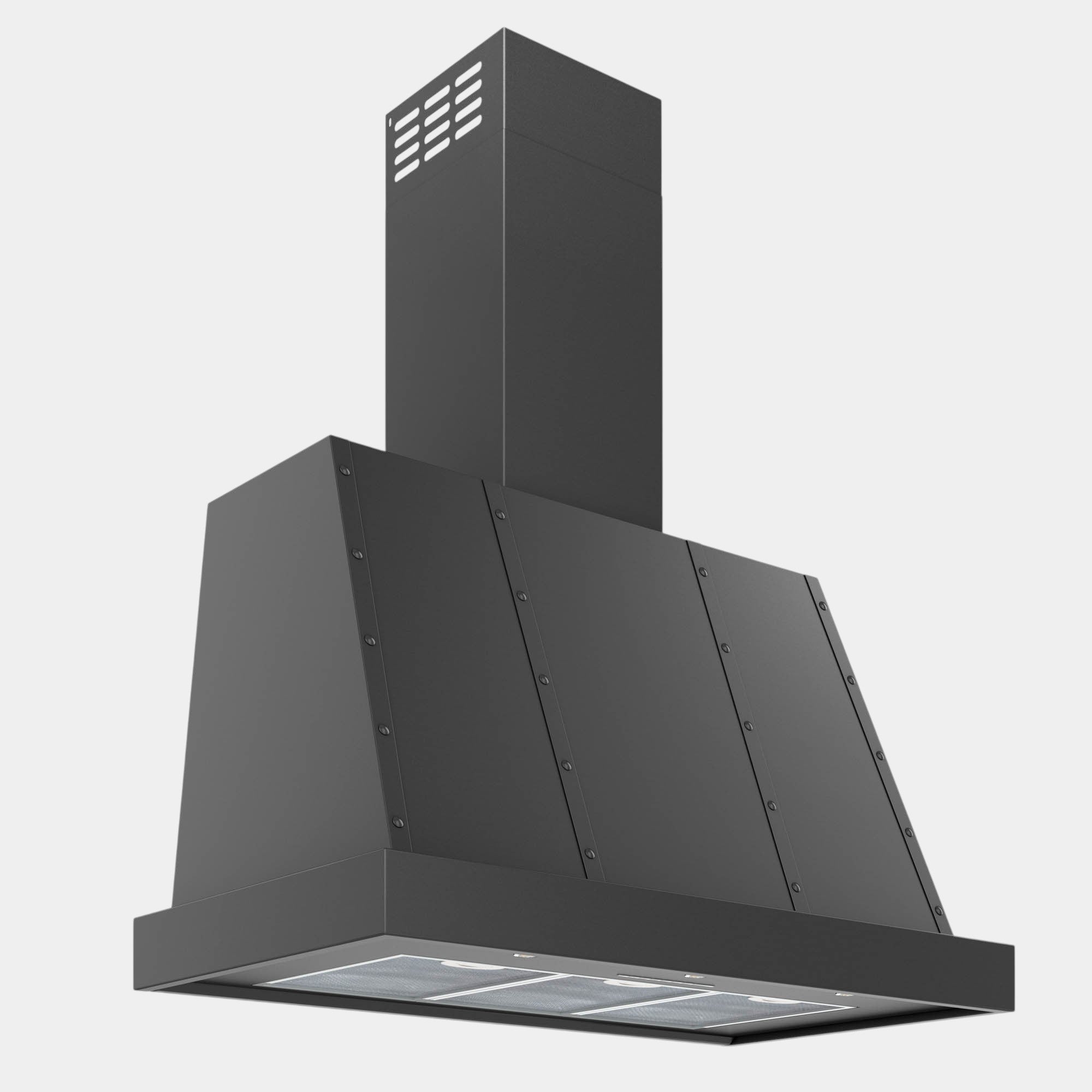 Futuro Fano 36 in. 940 CFM Black Wall Mount Range Hood | WL36FANO-GM