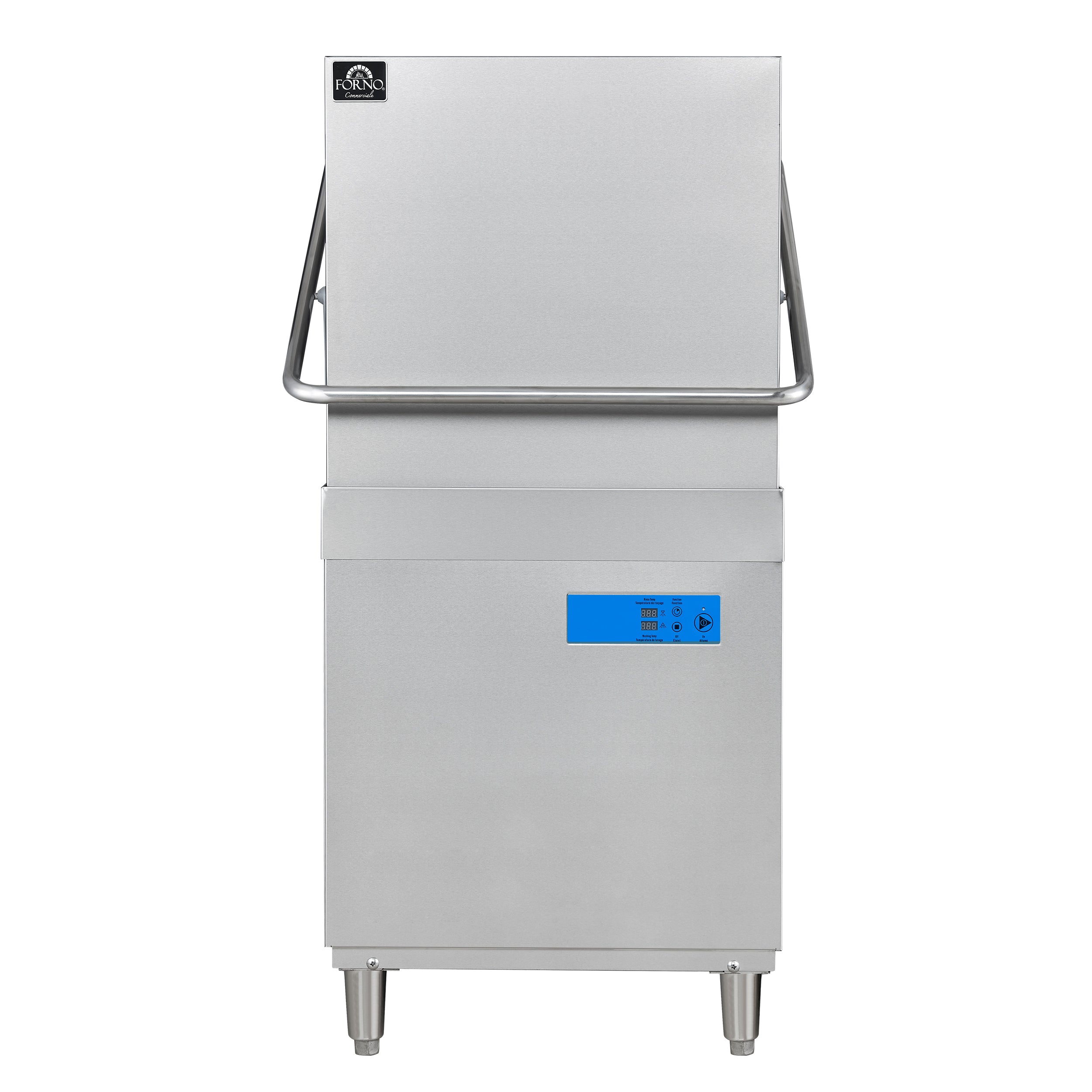 Forno Commercial 28 in. Stainless Steel Under-Counter Dishwasher with 26L Tank Capacity, 3 Wash Cycles and High Sanitation Temperatures | FCMDW0031