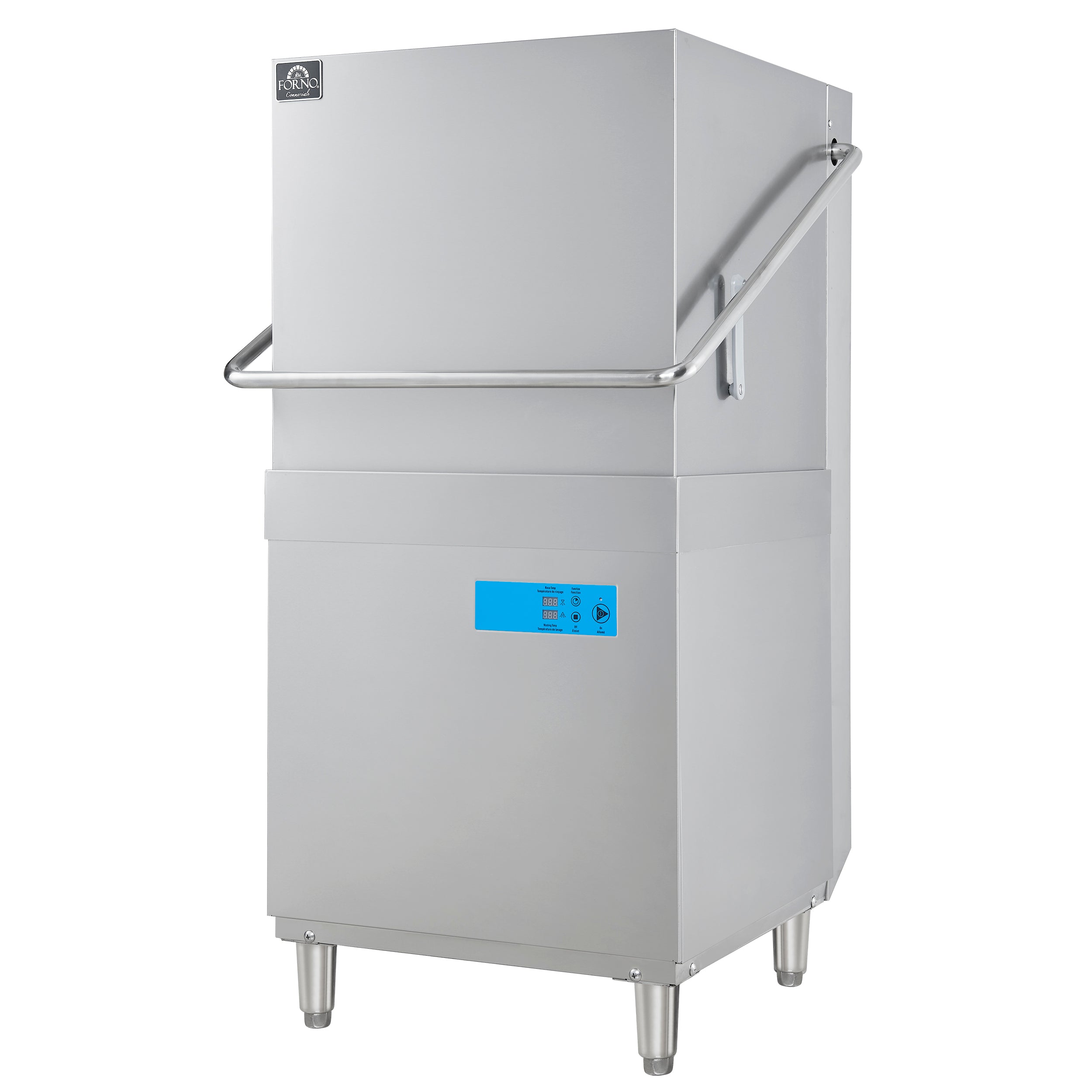 Forno Commercial 28 in. Stainless Steel Under-Counter Dishwasher with 26L Tank Capacity, 3 Wash Cycles and High Sanitation Temperatures | FCMDW0031