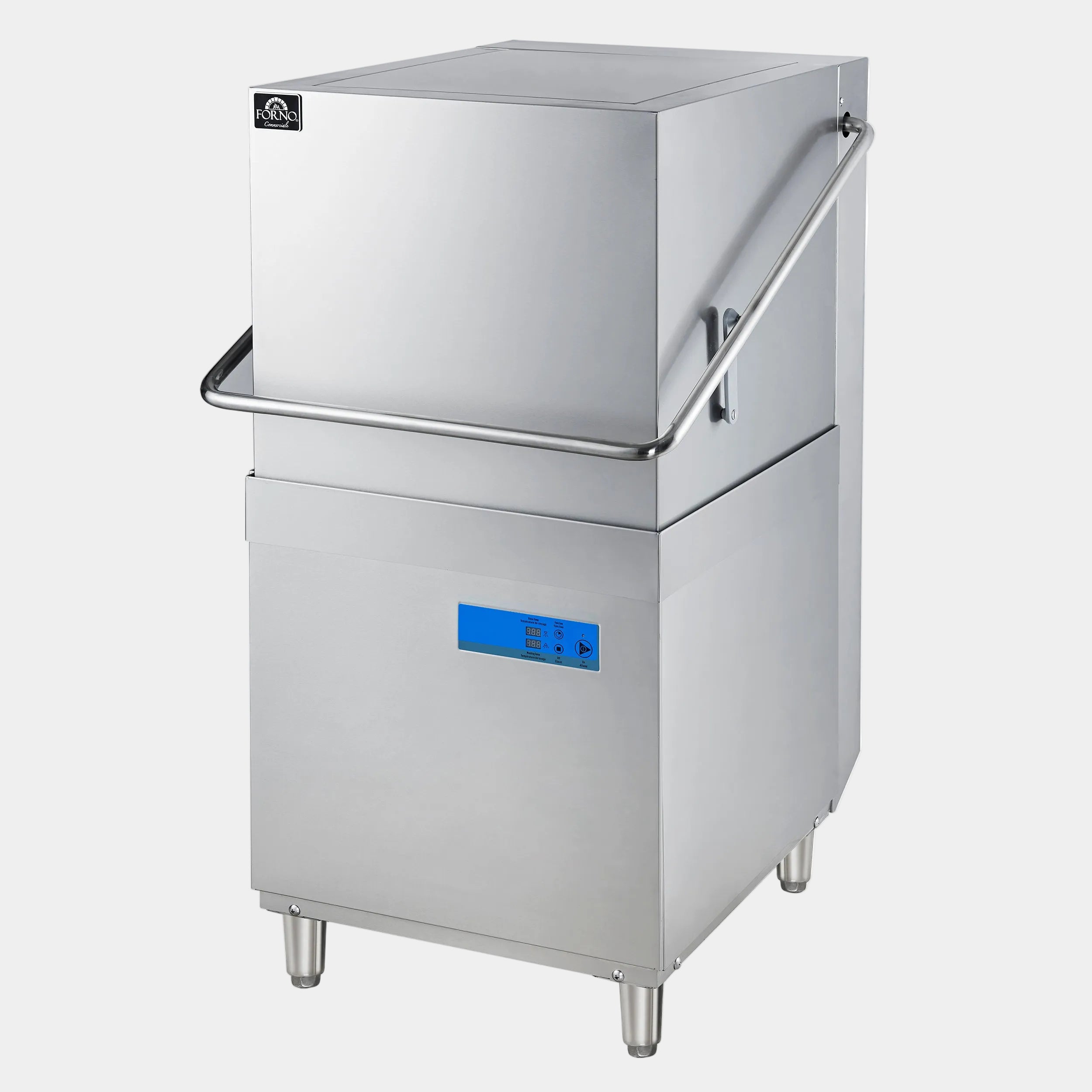 Forno Commercial 28 in. Stainless Steel Under-Counter Dishwasher with 26L Tank Capacity, 3 Wash Cycles and High Sanitation Temperatures | FCMDW0031