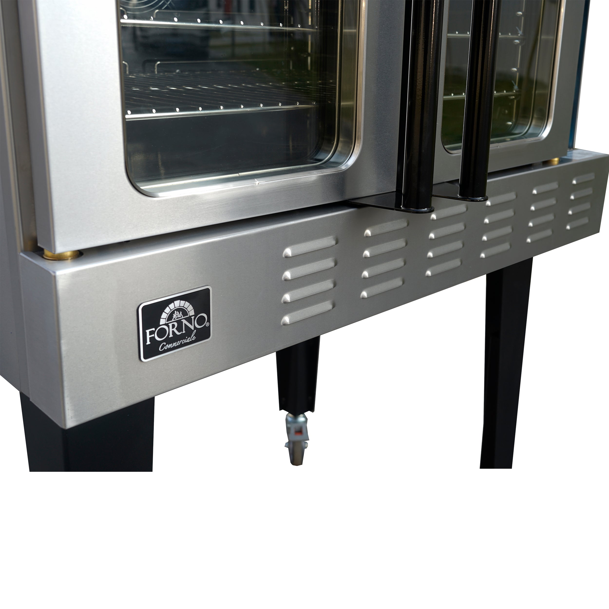 Forno Commerciale Convection Gas Oven, 3 burners 54,000 BTU, 150–500°F, stainless steel, NG/LP convertible