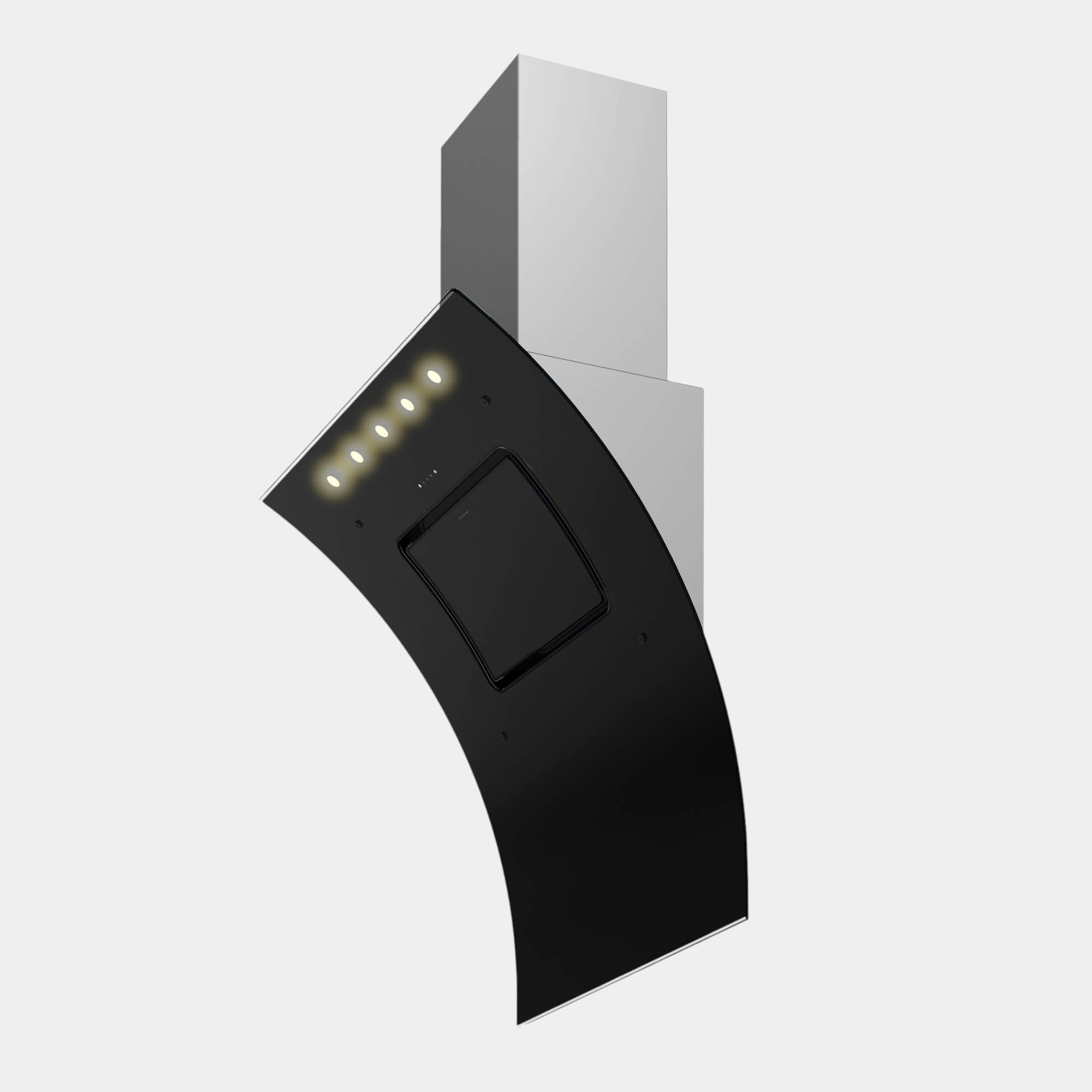 Futuro Splash 36 in. 940 CFM Black Wall Mount Range Hood | WL36SPLASH-BLK