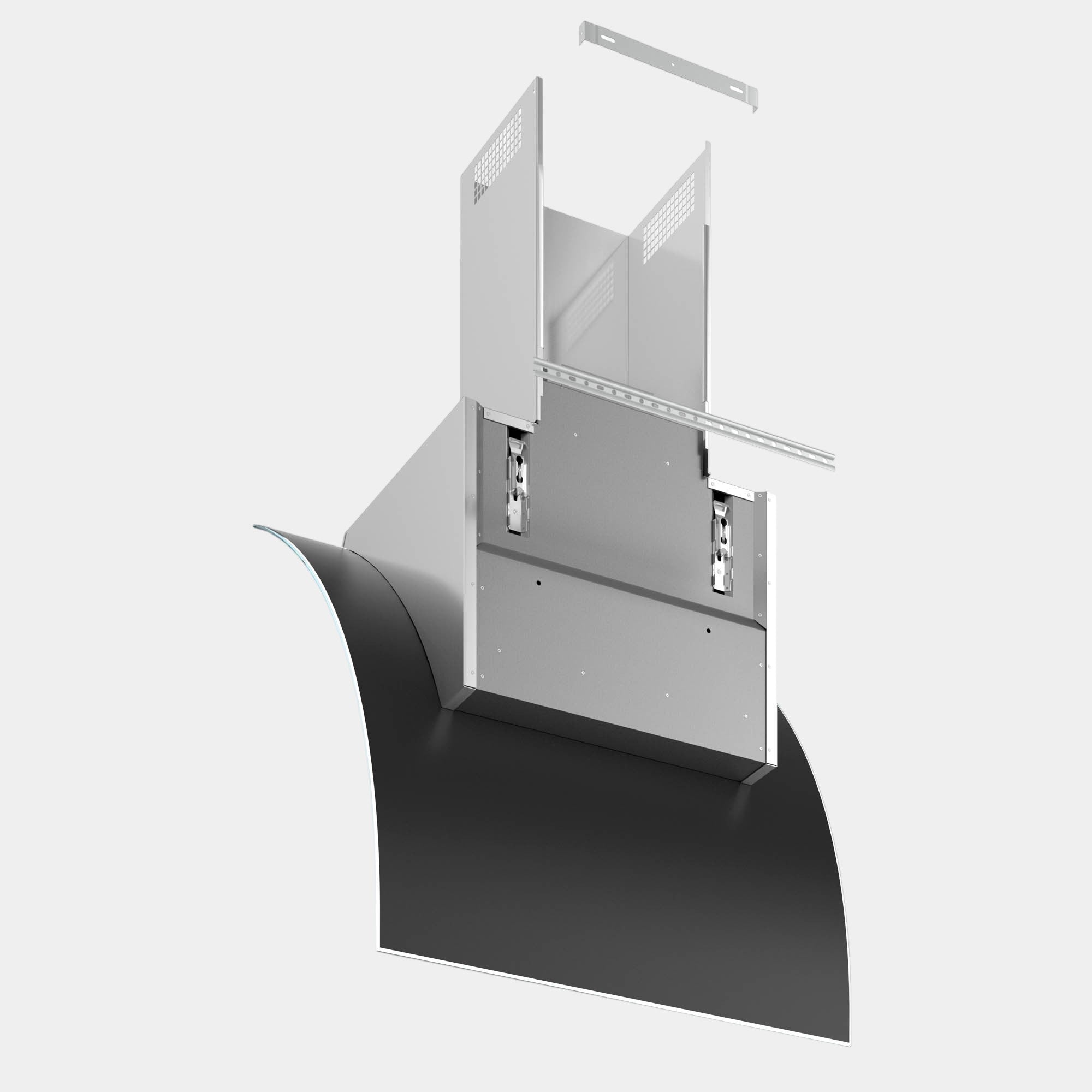 Futuro Splash 36 in. 940 CFM Black Wall Mount Range Hood | WL36SPLASH-BLK