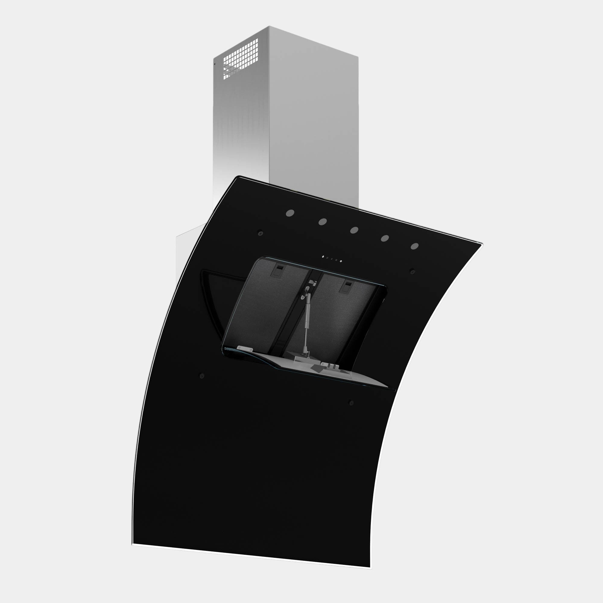 Futuro Splash 36 in. 940 CFM Black Wall Mount Range Hood | WL36SPLASH-BLK