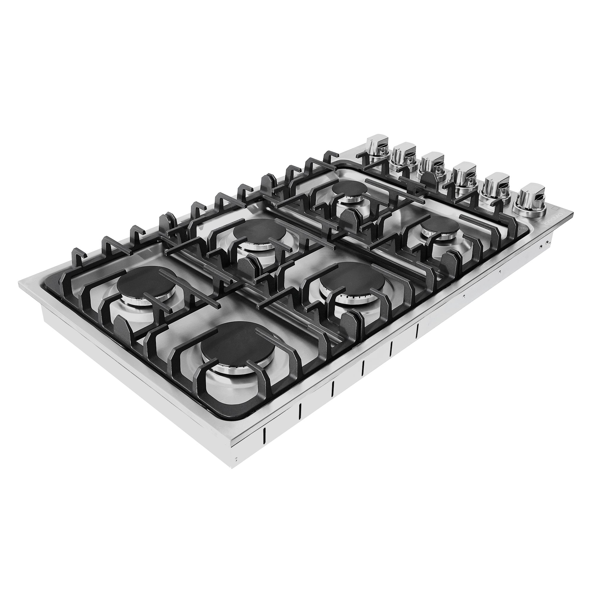 Cosmo 36 in. Stainless Steel Gas Cooktop with 6 Burners | COS-DIC366