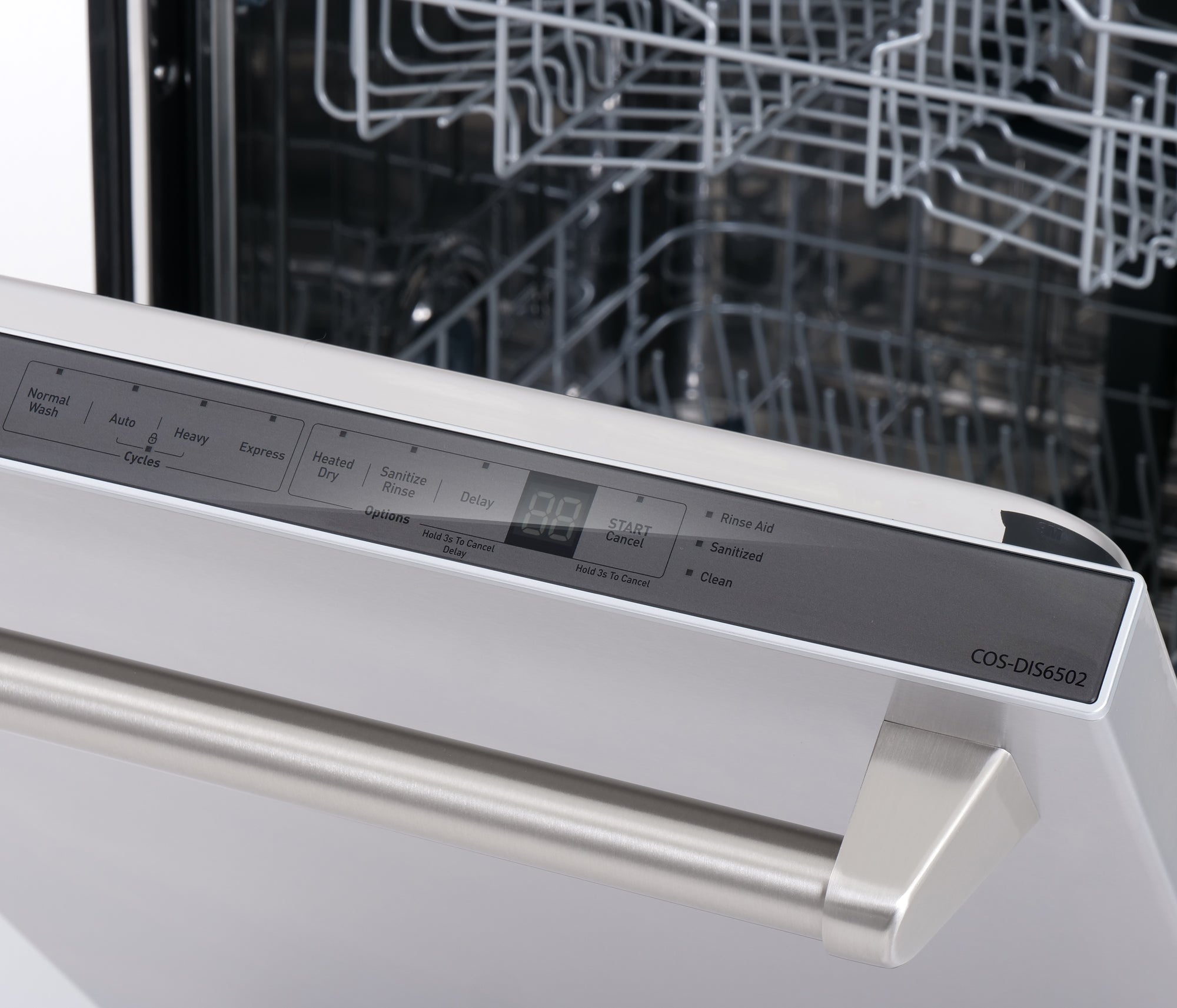 Cosmo 24 in. Built-In Tall Tub Stainless Steel Dishwasher | COS-DIS6502