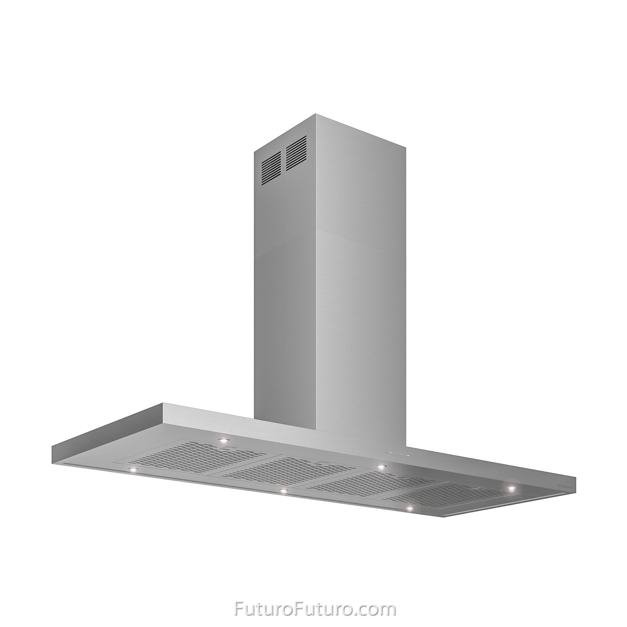 Futuro Silvana 60 in. 940 CFM Stainless Steel Island Mount Range Hood