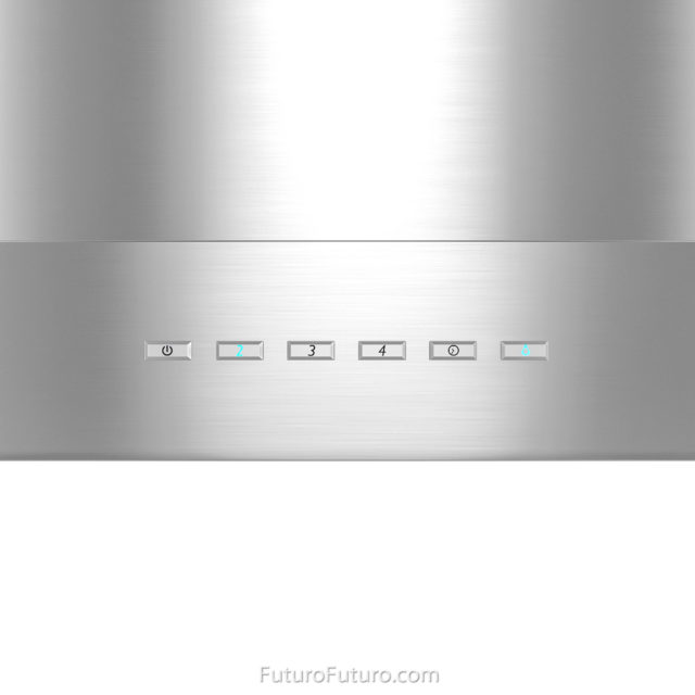 Futuro Silvana 60 in. 940 CFM Stainless Steel Island Mount Range Hood