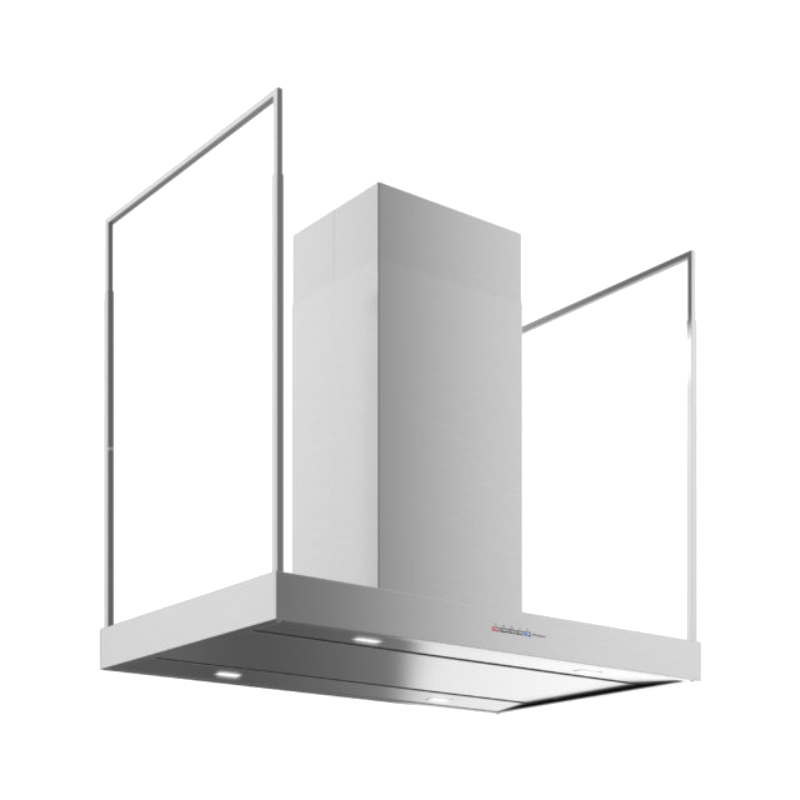 Futuro Europe 36 in. 940 CFM Stainless Steel Island Mount Range Hood