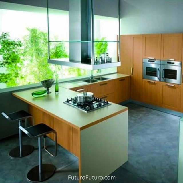 Futuro Europe 36 in. 940 CFM Stainless Steel Island Mount Range Hood