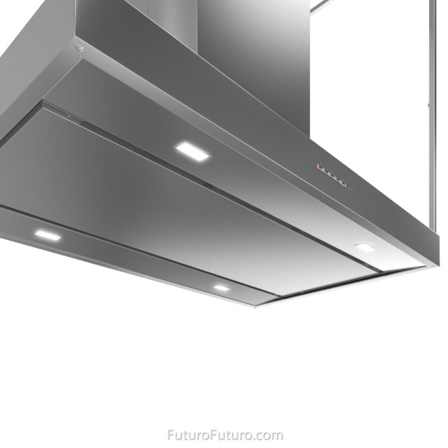 Futuro Europe 36 in. 940 CFM Stainless Steel Island Mount Range Hood