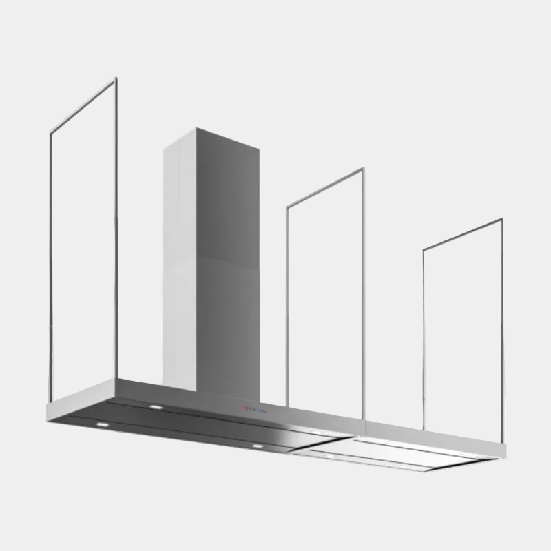 Futuro Europe Station 84 in. 940 CFM Stainless Steel Island Mount Range Hood | IS84EUROPE-STN