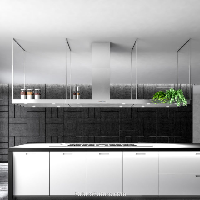 Futuro 36 in. Stainless Steel Shelf for 36 in. / 48 in. Europe Island Range Hood