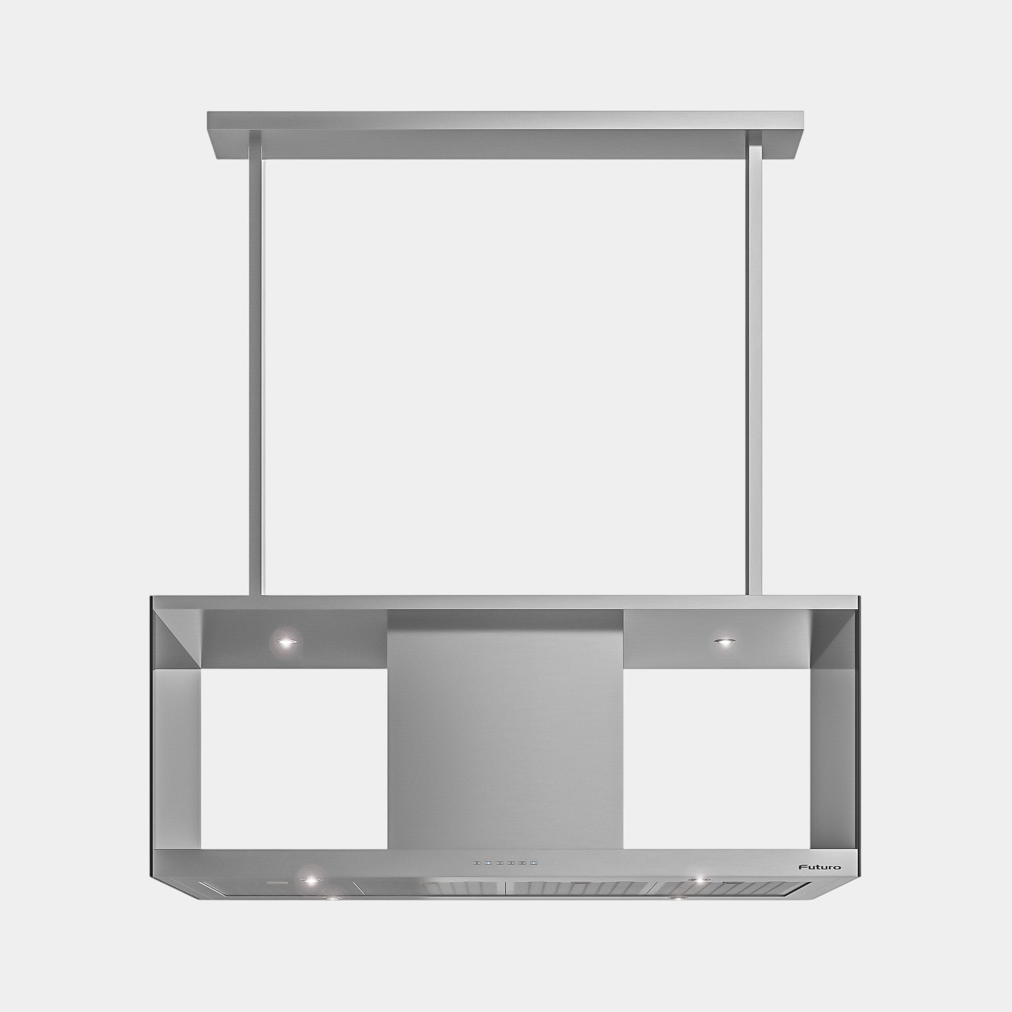 Futuro Recano 48 in. 940 CFM Stainless Steel Island Mount Range Hood | IS40RECANO
