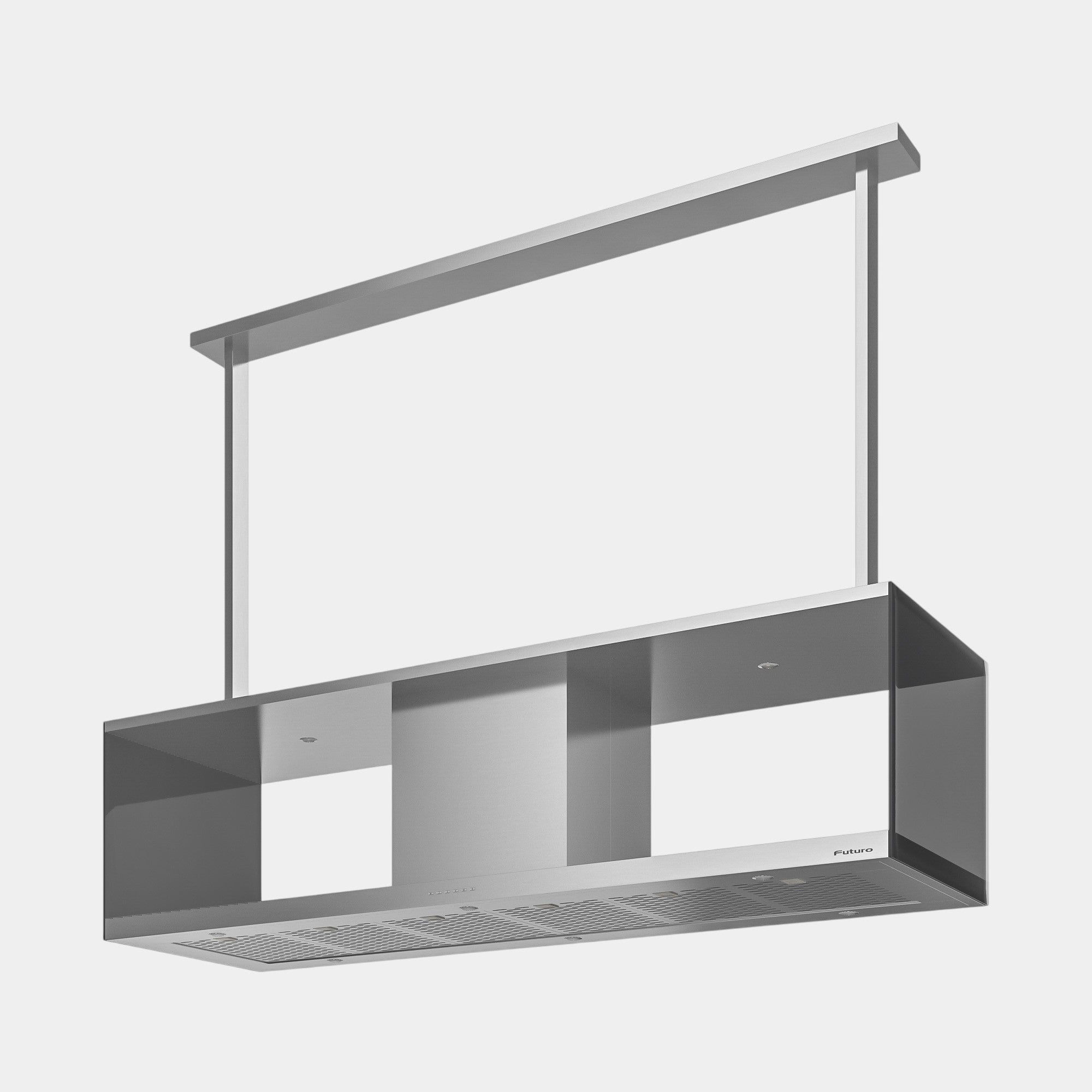 Futuro Recano 60 in. 940 CFM Stainless Steel Island Mount Range Hood | IS60RECANO