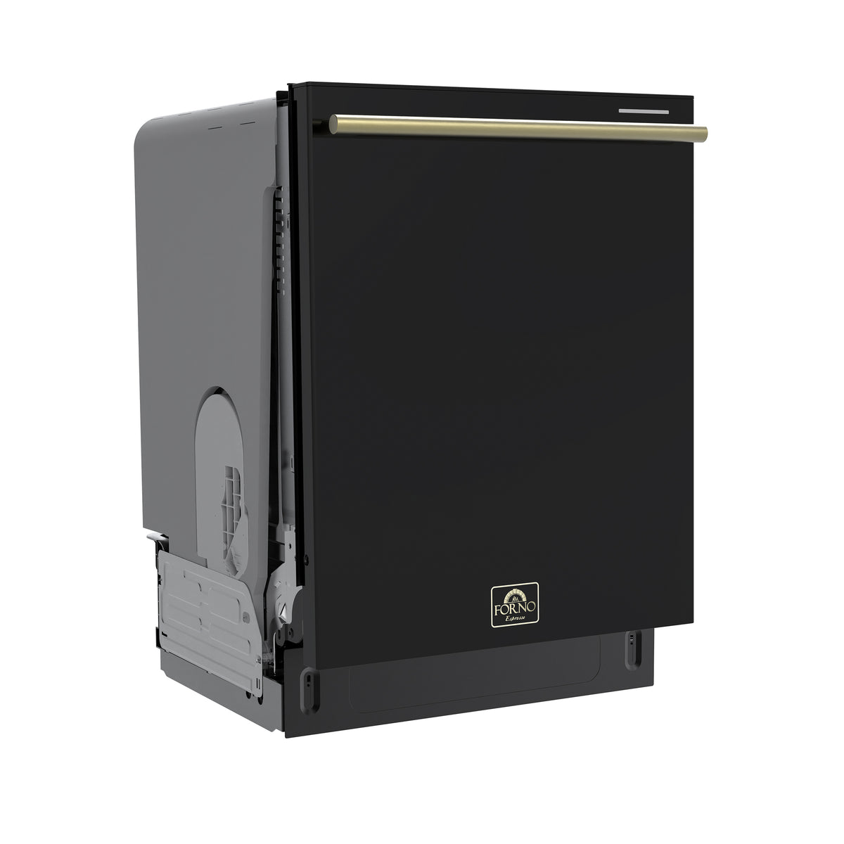 Forno Stella 24 in. Built-in Tall-Tub Black Dishwasher | FDWBI8010-24BLK