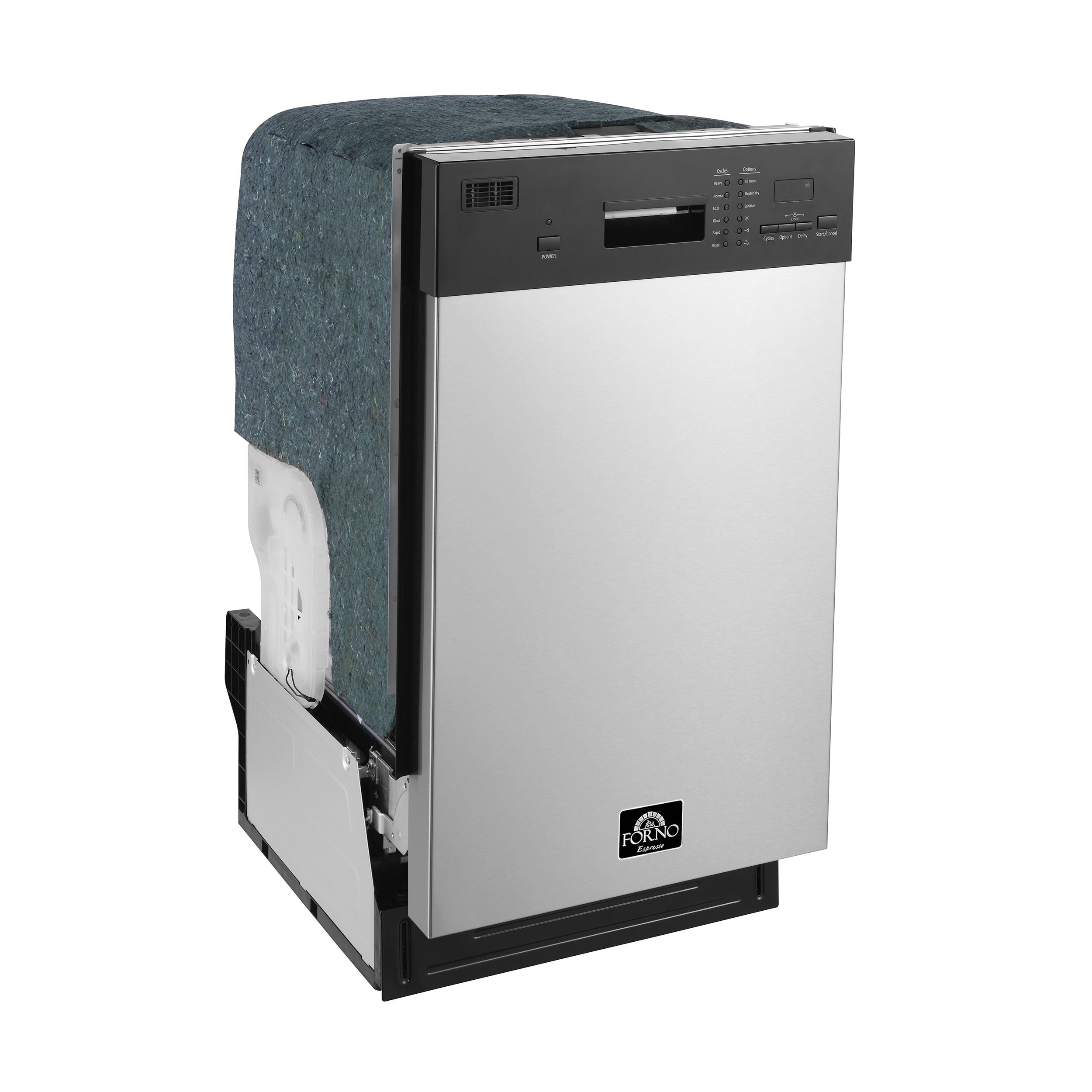 Forno Polo 18 in. White Built-In Dishwasher | FDWBI8041-18S