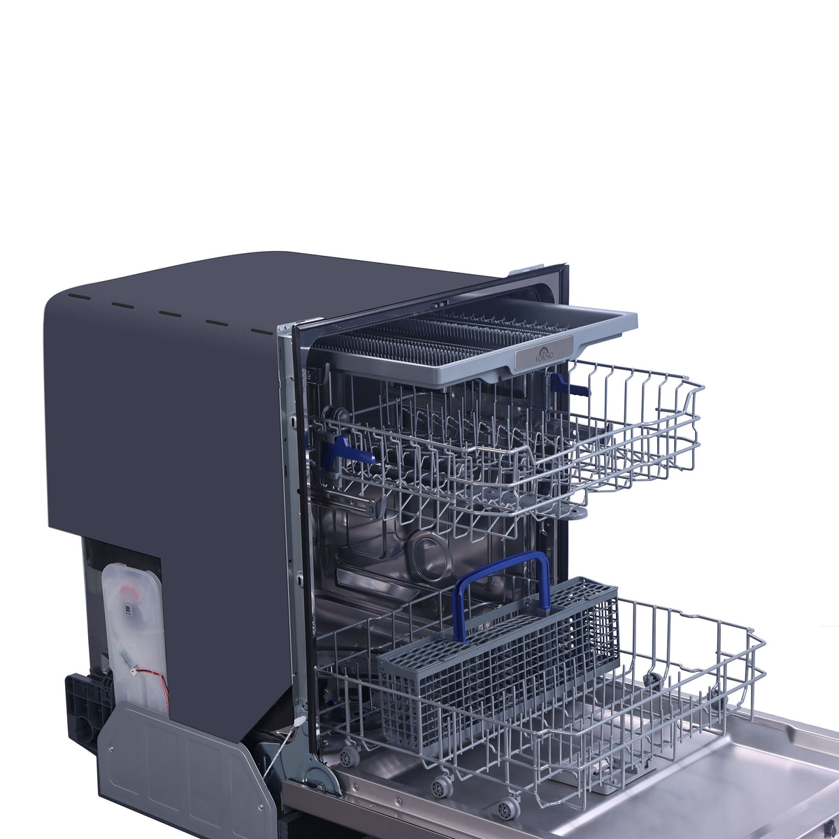 Lucente 24" Built-in Tall Tub Dishwasher, 49 dBA, Fingerprint-Resistant, Delay Start, Third Rack, 14 Place Settings, ENERGY STAR, Stainless Steel