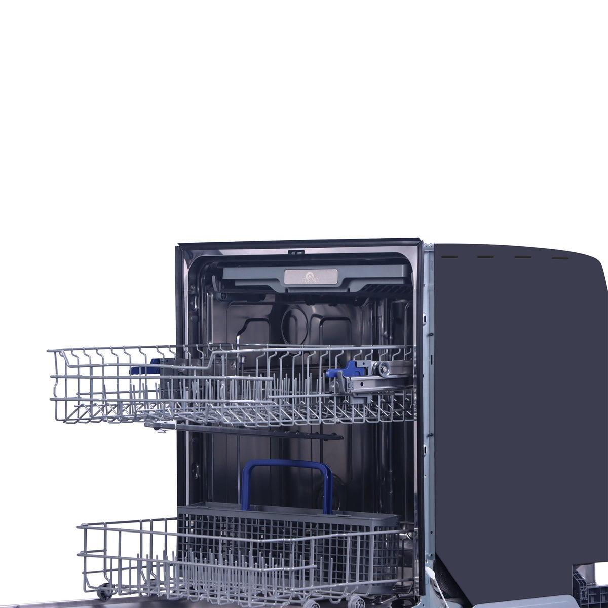 Espresso Lucente 24" Built-in Tall Tub Dishwasher, 49 dBA, Delay Start, Third Rack, 14 Place Settings, ENERGY STAR, Black