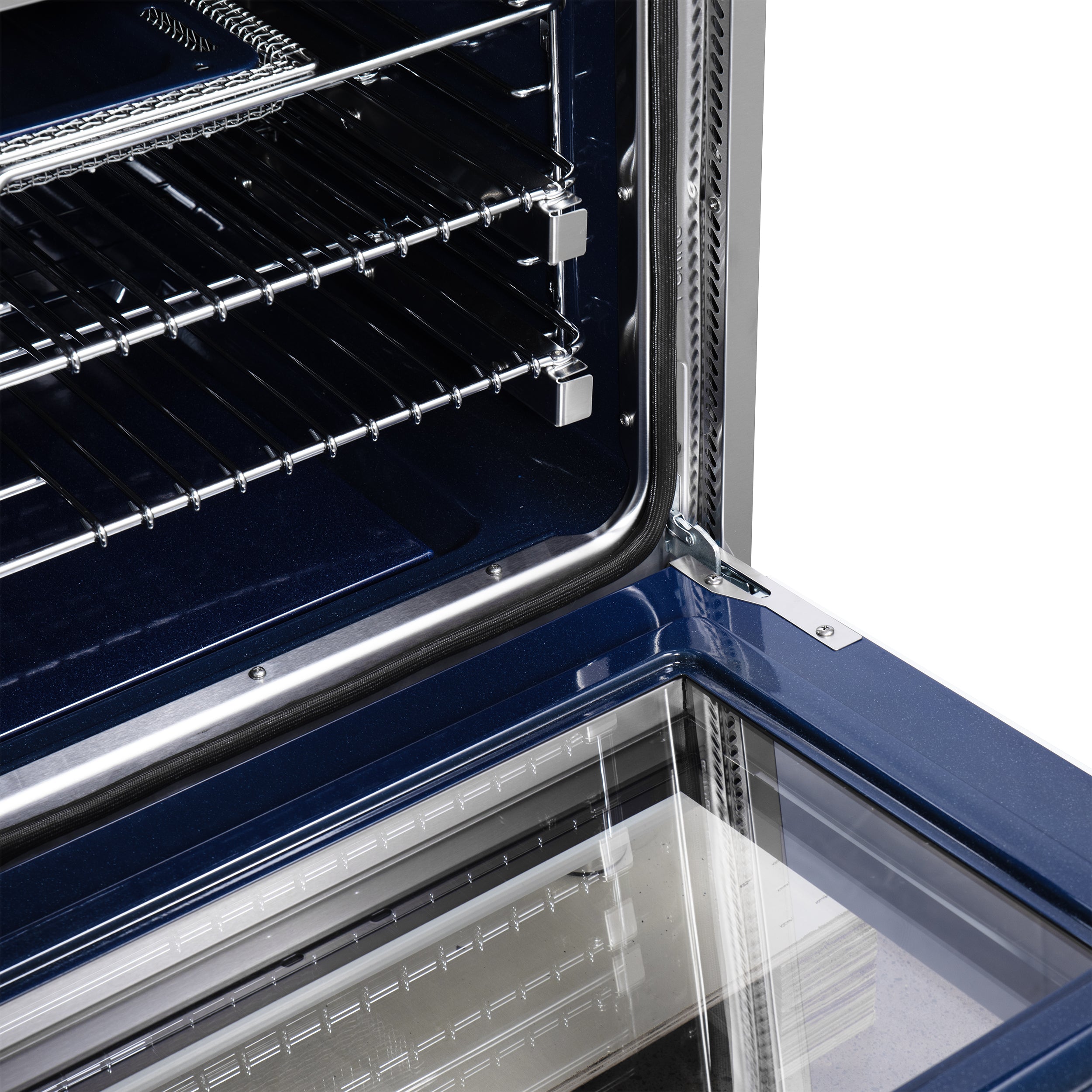 Forno Massimo 36 in. 5.36 cu. ft. 6-Burner White Dual Fuel Range with Antique Brass Accents | FFSGS6125-36WHT