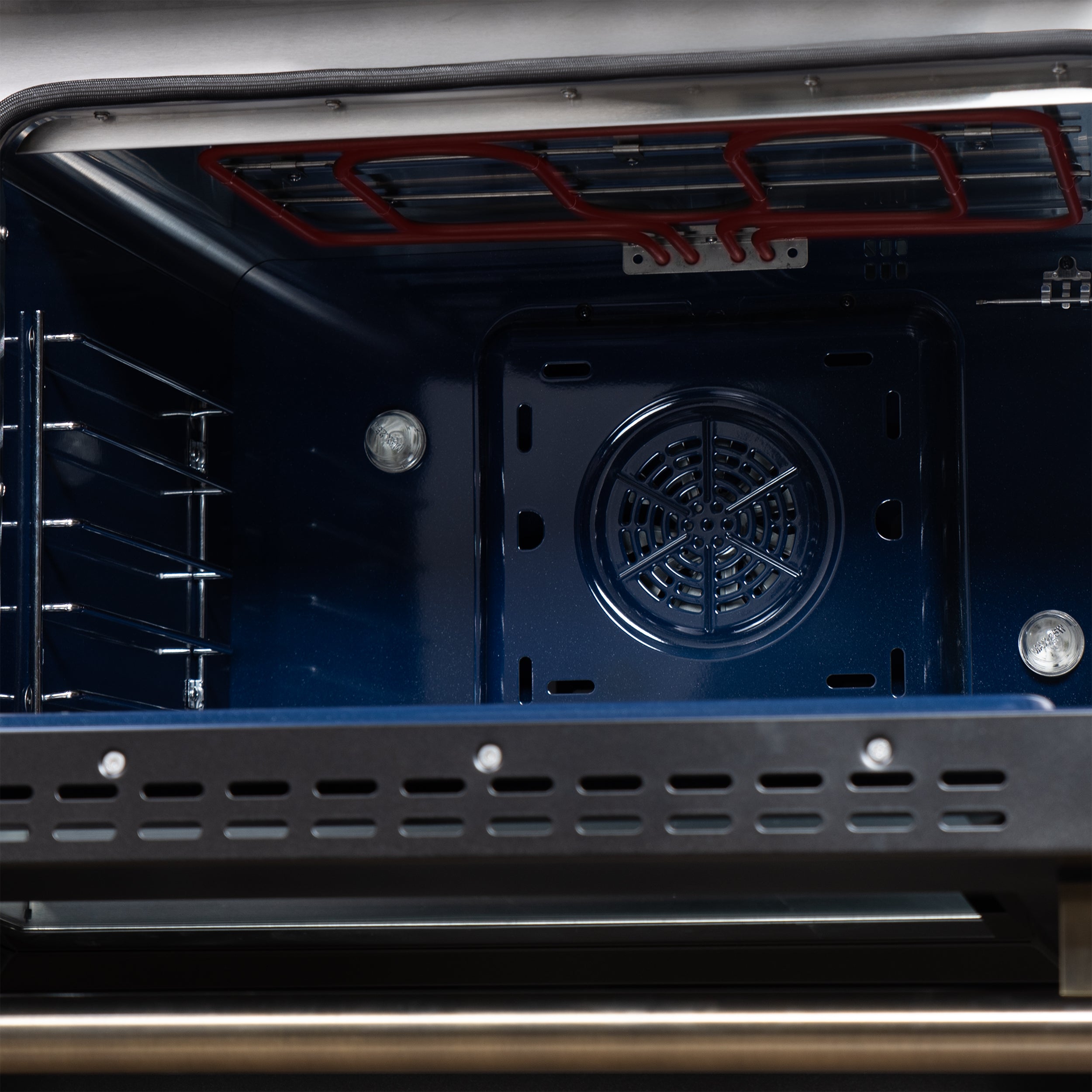 Forno Massimo 48 in. 6.58 cu. ft. 8-Burner Black Dual Fuel Range with Antique Brass Accents | FFSGS6125-48BLK