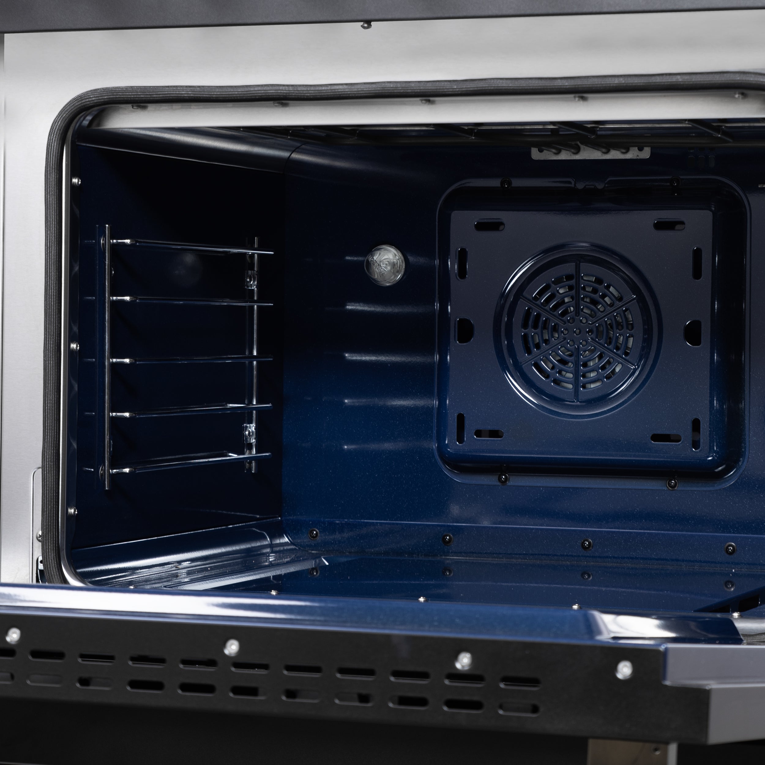 Forno Massimo 48 in. 6.58 cu. ft. 8-Burner White Dual Fuel Range with Antique Brass Accents | FFSGS6125-48WHT