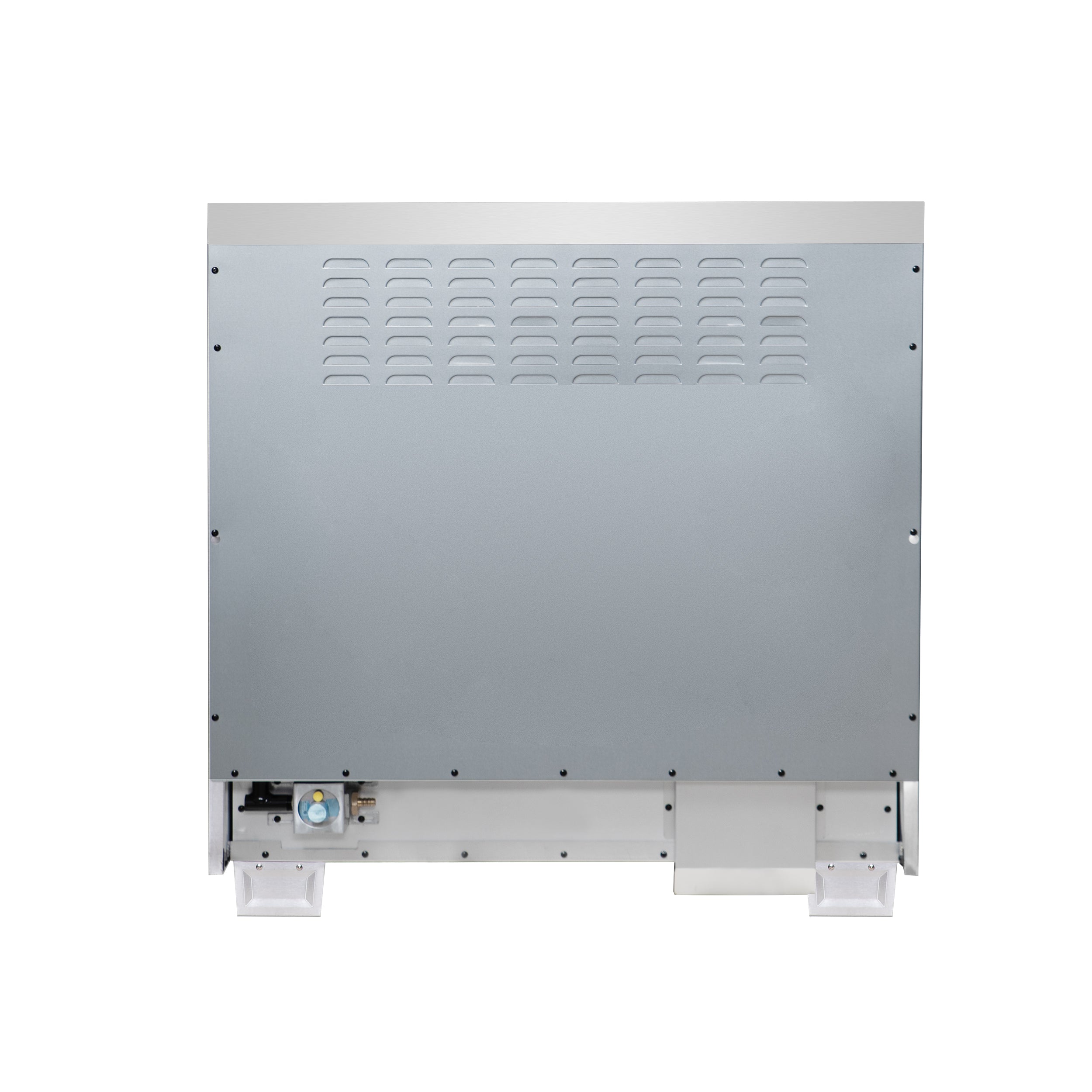 Forno Capriasca 36 in. 5.36 cu. ft. 6-Burner White French Door Dual Fuel Range with Antique Brass Accents | FFSGS6387-36WHT