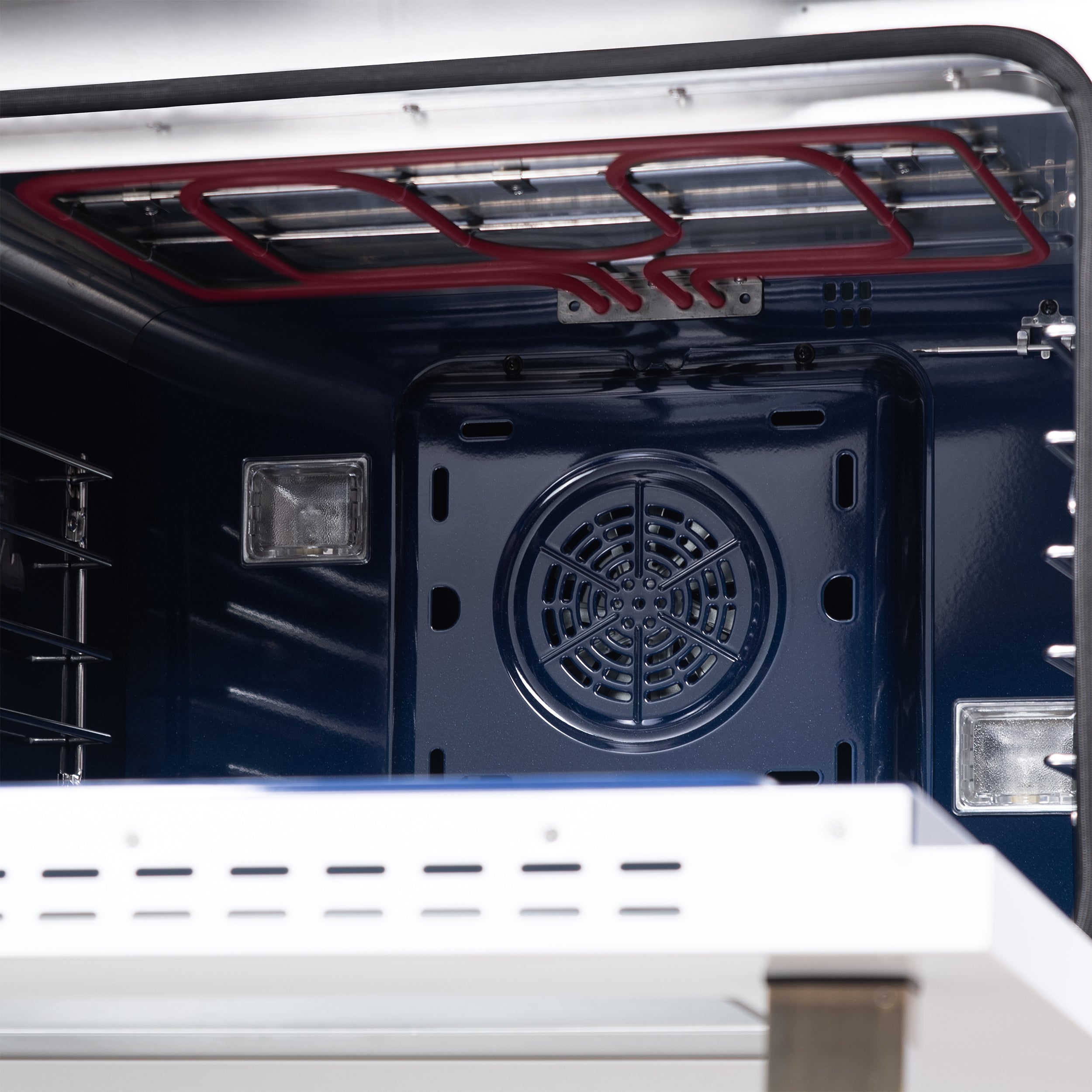 Forno Capriasca 48 in. 6.58 cu. ft. 8-Burner White French Door Dual Fuel Range with Antique Brass Accents | FFSGS6387-48WHT