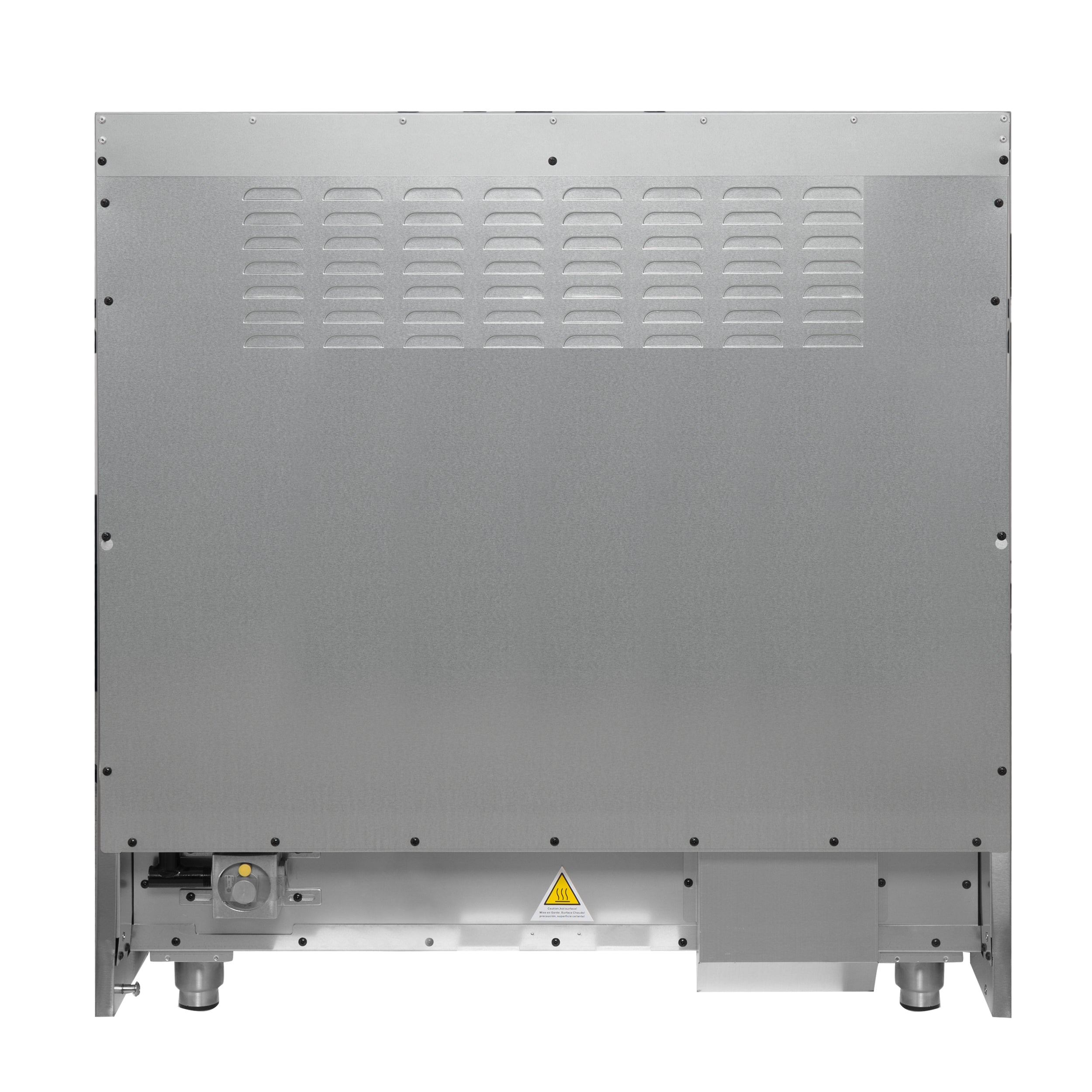 Forno Galiano 36 in. 5.26 cu. ft. 6-Burner Black Dual Fuel Range with Antique Brass Accents | FFSGS6156-36BLK