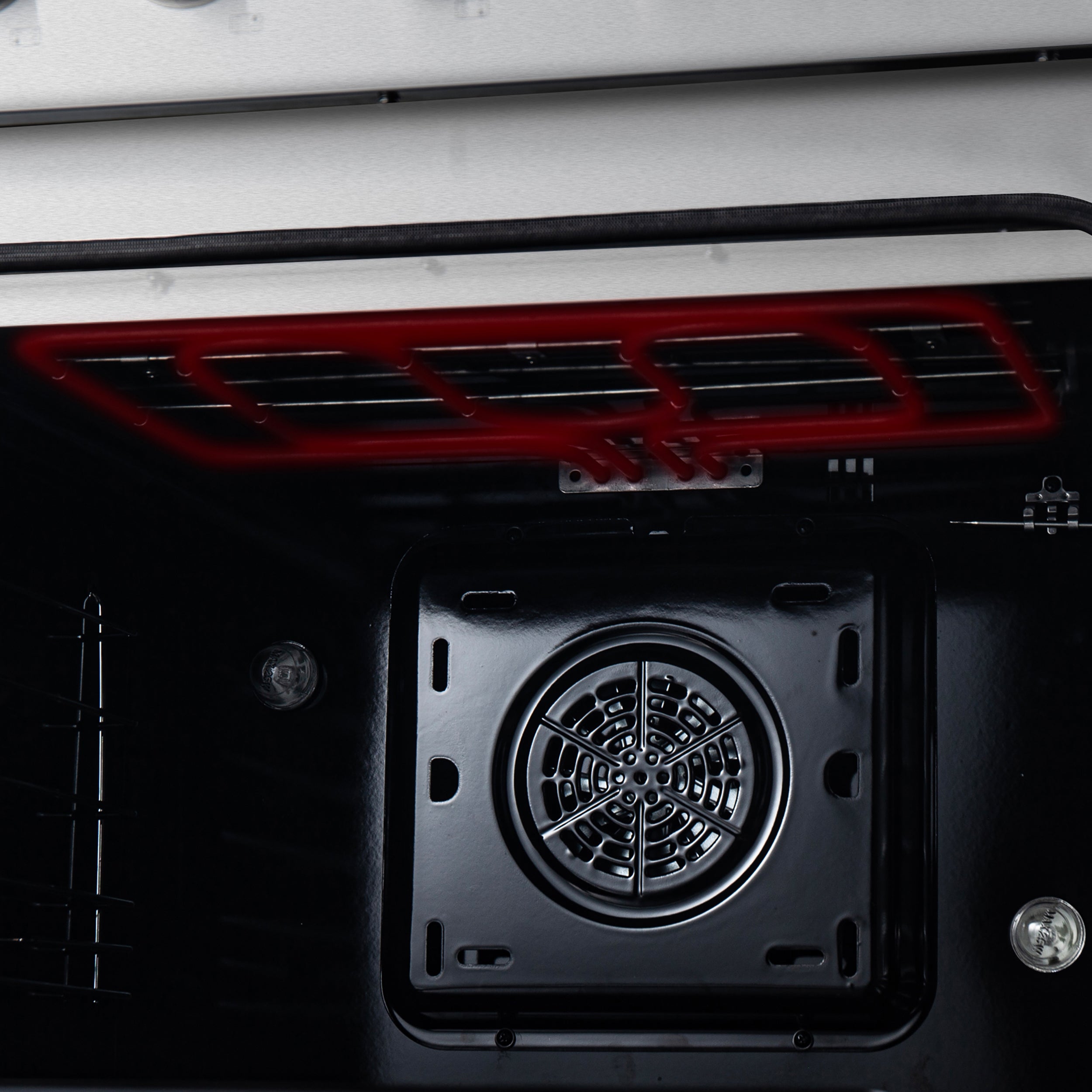 Forno Marco 30-Inch Dual Fuel Range, Stainless Steel, 4 Burners, 37,000 BTU, True Convection Oven, Energy Efficient