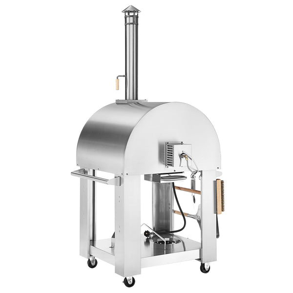 Empava Stainless Steel Gas and Wood Fired Pizza Oven | EMPV-PG03