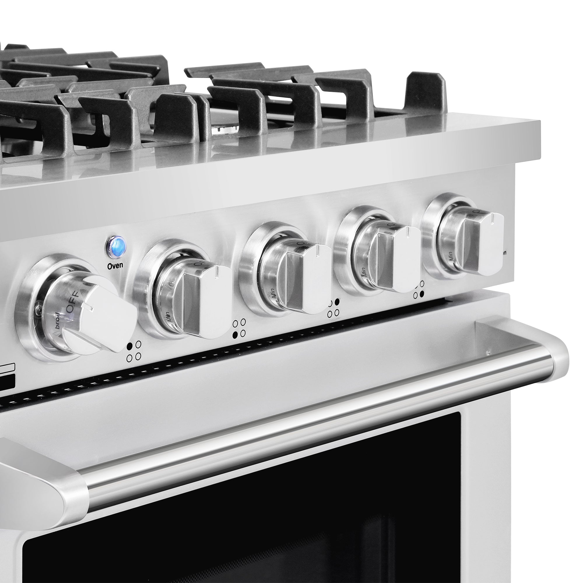 Cosmo Haven 24 in. 3.73 cu. ft. 4-Burner Stainless Steel Gas Range | COS-EPGR244