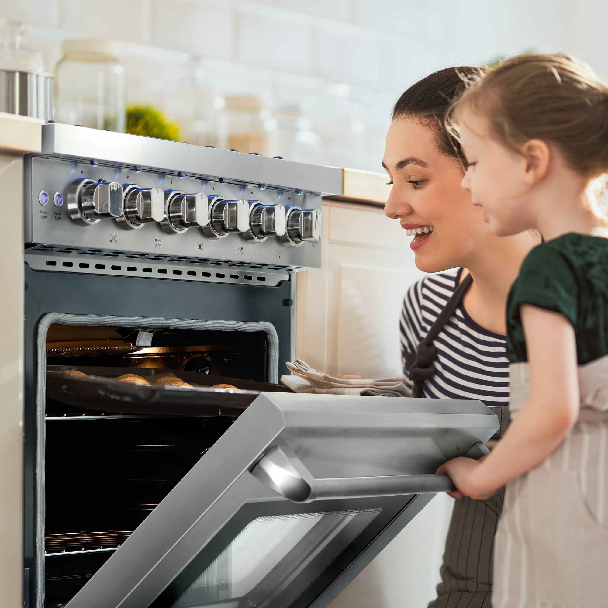 Cosmo Package - 30 in. Gas Range, Range Hood, Dishwasher, Refrigerator and Wine Cooler | COS-5PKG-212