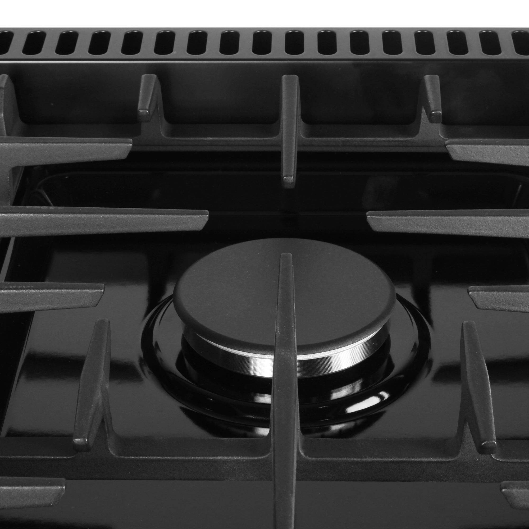 Cosmo Haven 36 in. 6.0 cu. ft. 6-Burner Black Gas Range with Knob LEDs and Storage Drawer | COS-EPGR366-BK