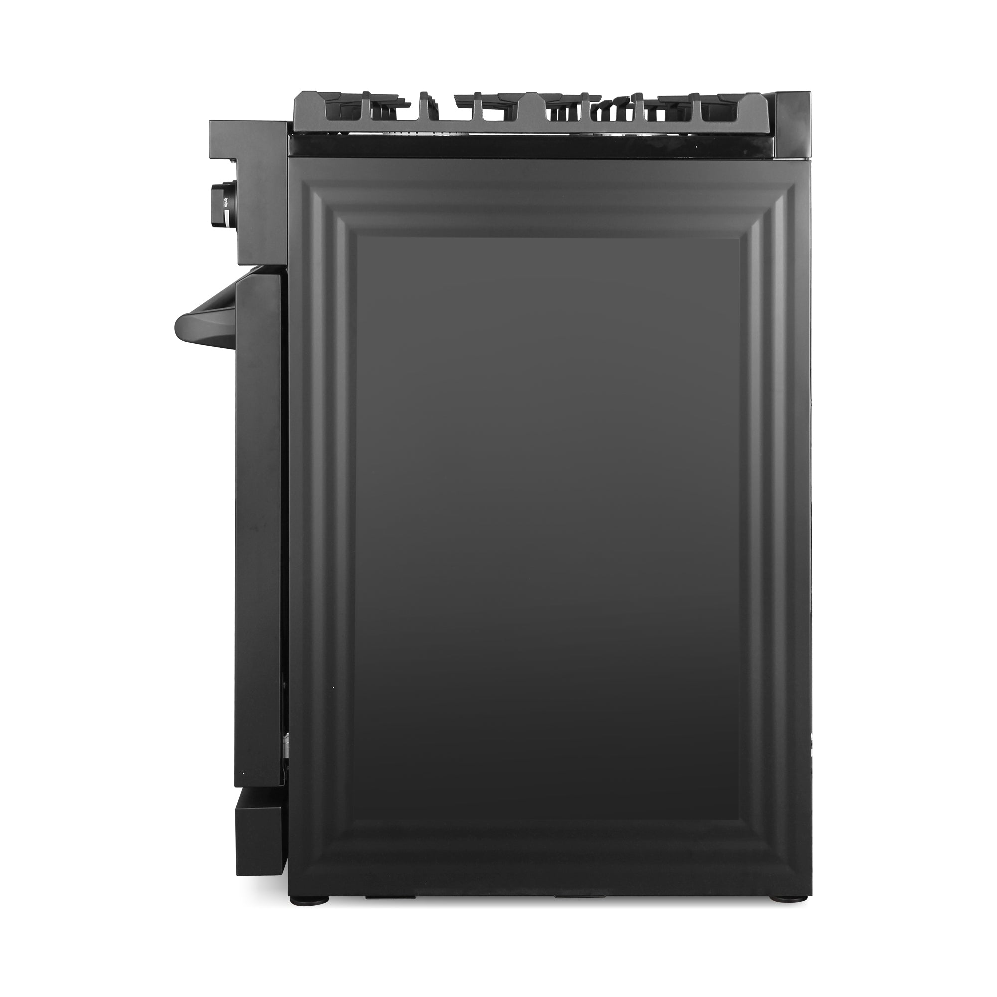 Cosmo Haven 36 in. 6.0 cu. ft. 6-Burner Black Gas Range with Knob LEDs and Storage Drawer | COS-EPGR366-BK