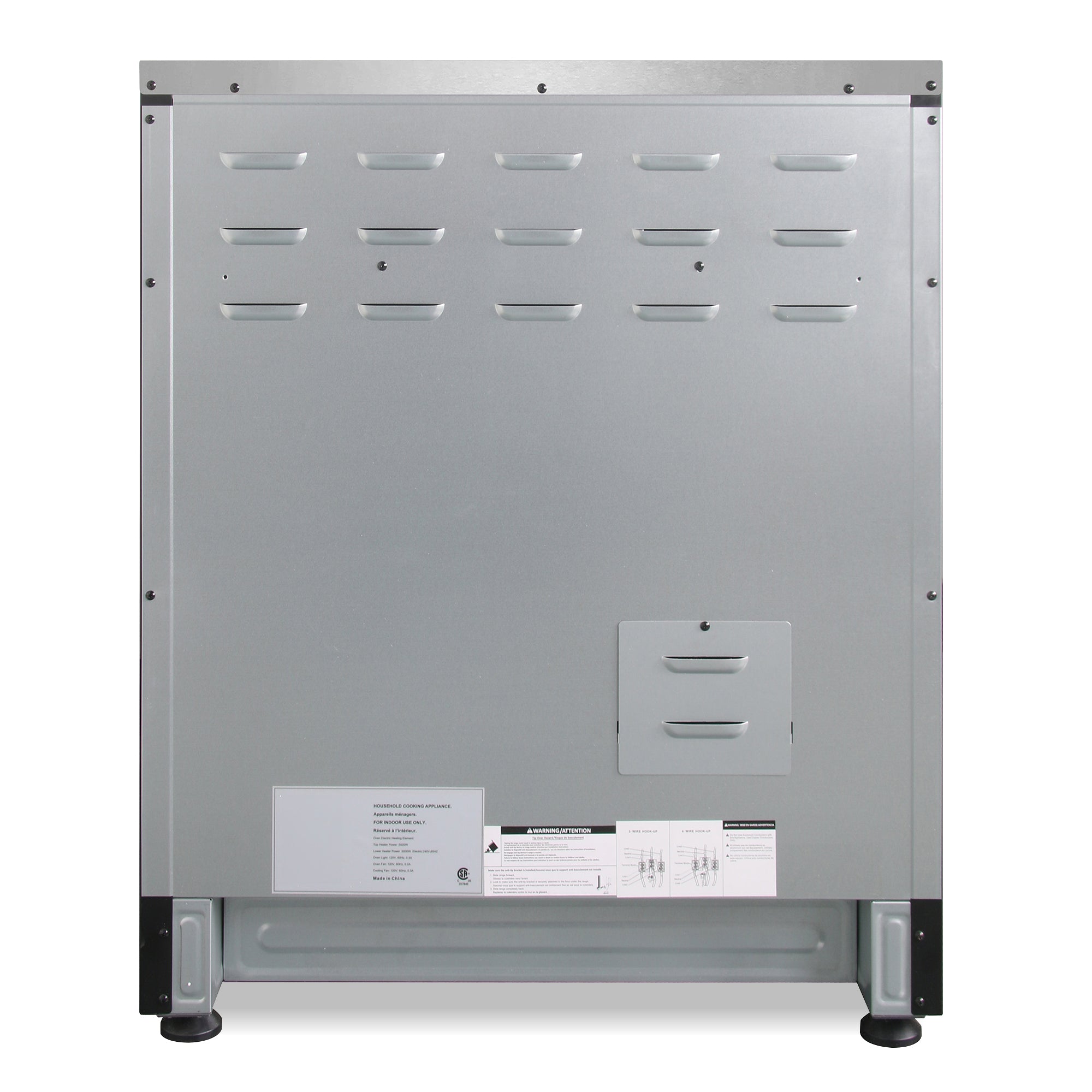 Cosmo Haven 30 in. 4.8 cu. ft. Stainless Steel Electric Range with 4 Burners | COS-ERC304KBD