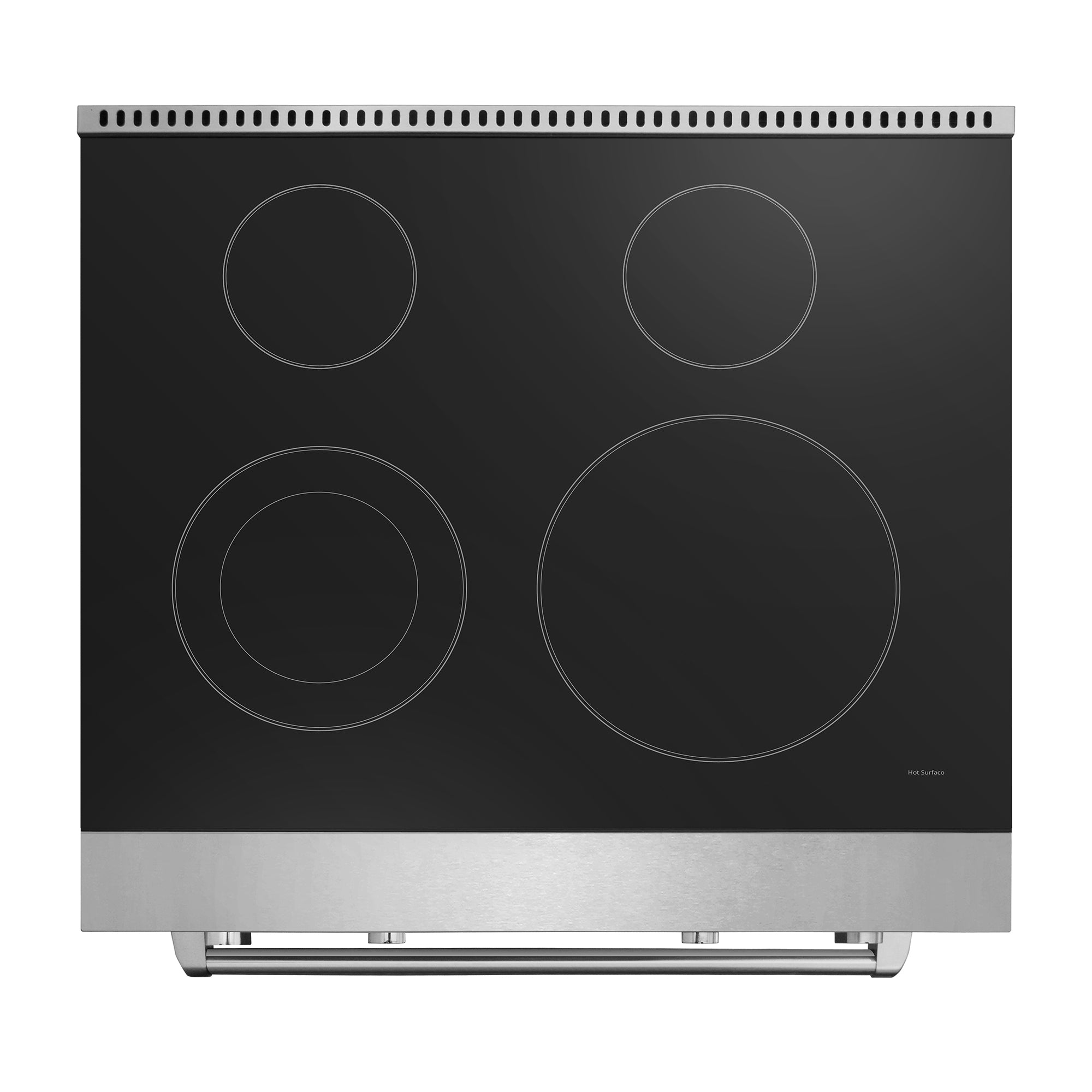 Cosmo Haven 30 in. 4.8 cu. ft. Stainless Steel Electric Range with 4 Burners | COS-ERC304KBD