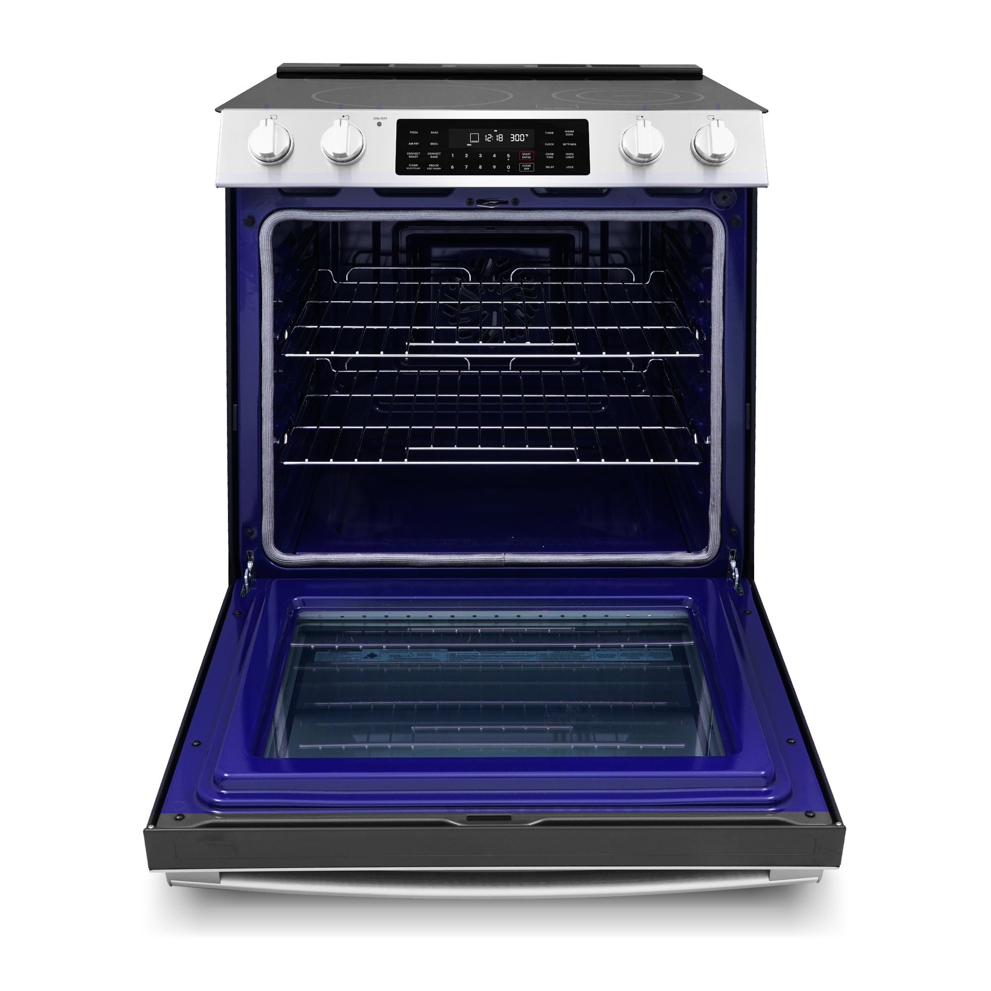 Cosmo Haven 30 in. 6.3 cu. ft. Stainless Steel Electric Range with Self-Clean, Air Fry and Storage Drawer | COS-ERC305WKTD