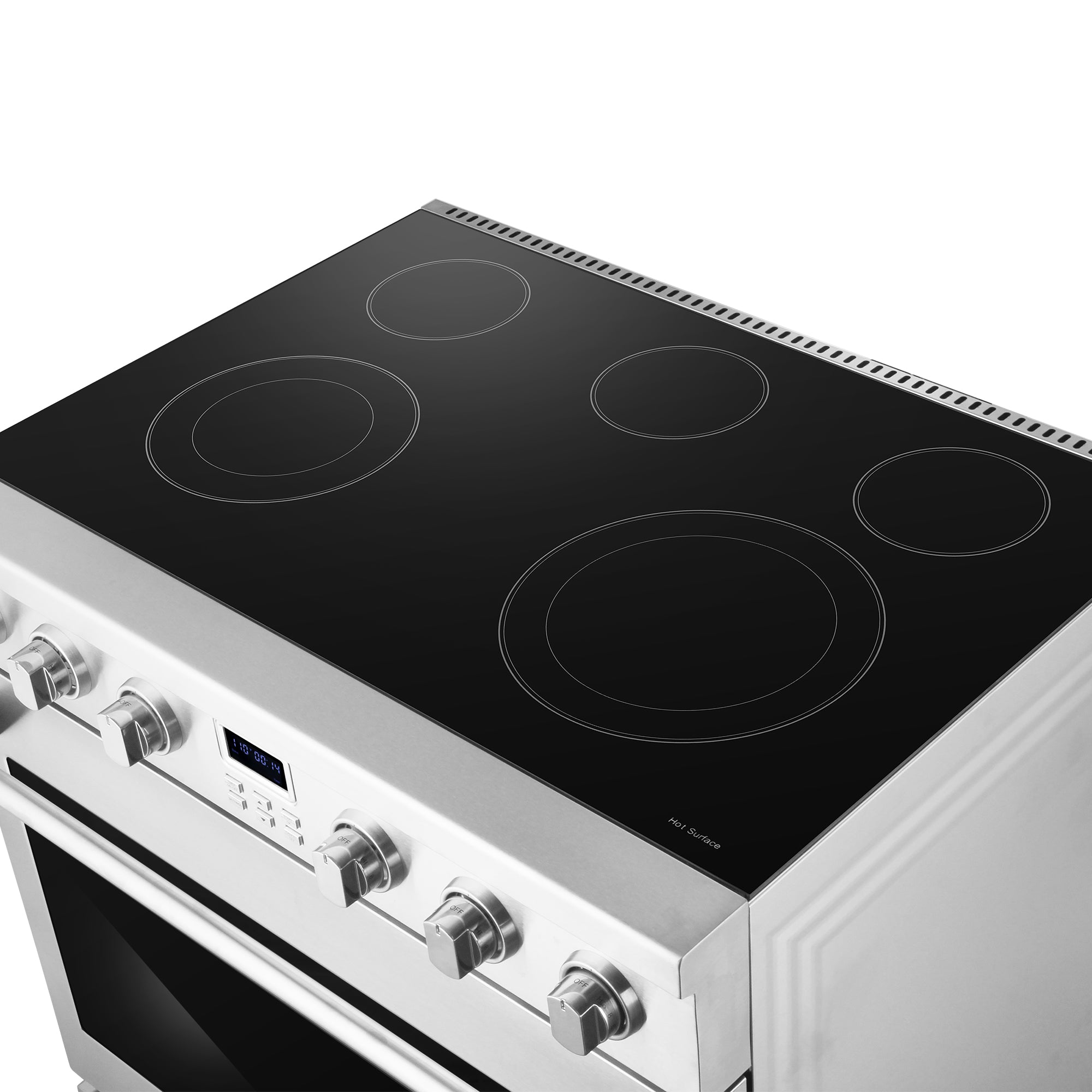 Cosmo Haven 36 in. 6.1 cu. ft. Stainless Steel Electric Range with 5 Burners | COS-ERC365KBD