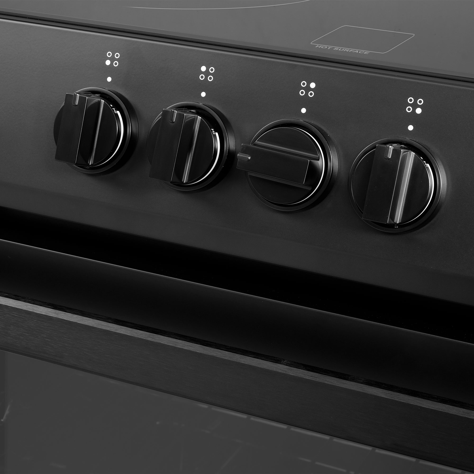 Cosmo Stellar 30 in. 5.0 cu. ft. Black Electric Range with 4 Burners | COS-ERD304K-BK