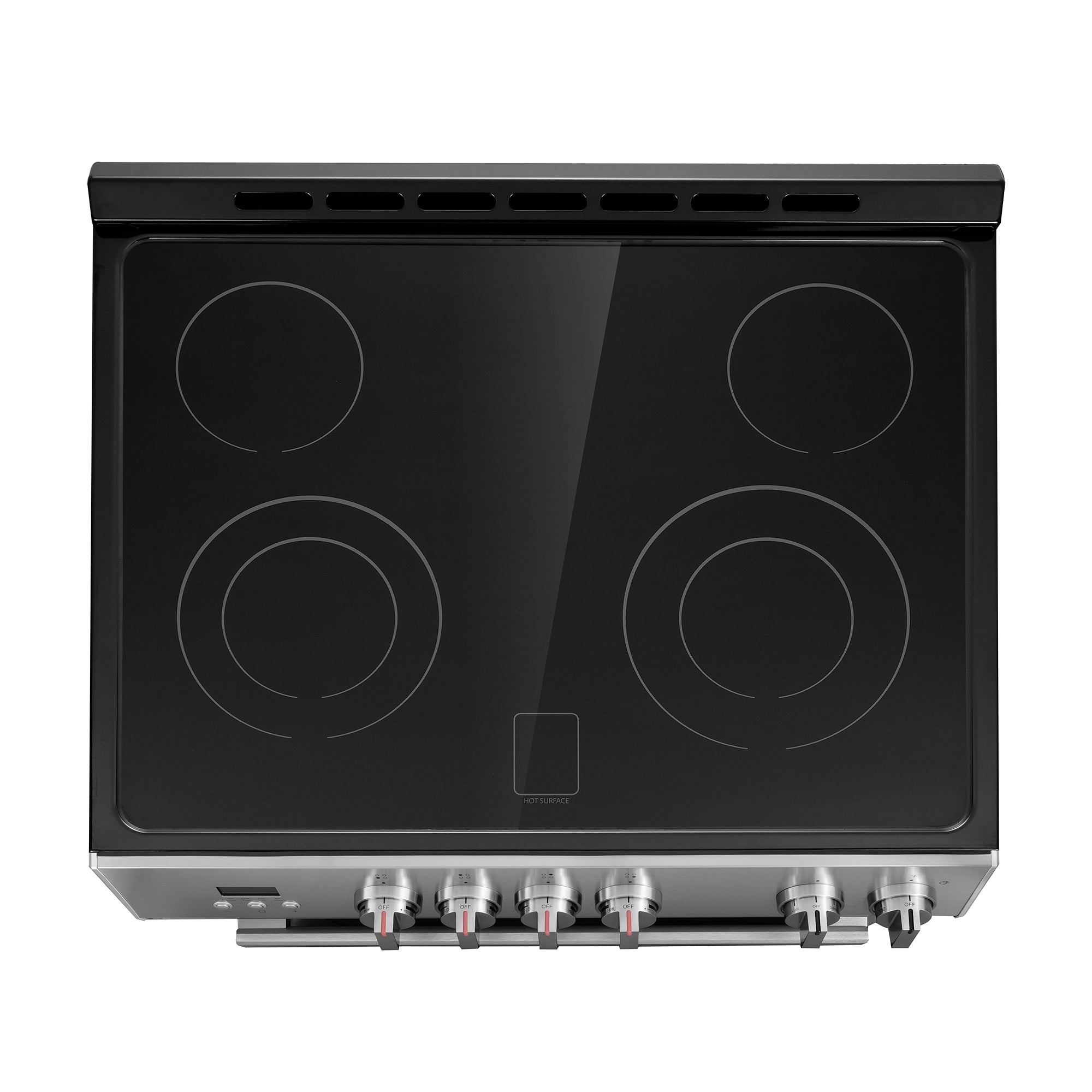 Cosmo Stellar 30 in. 5.0 cu. ft. Stainless Steel Electric Range with 4 Burners | COS-ERD304K