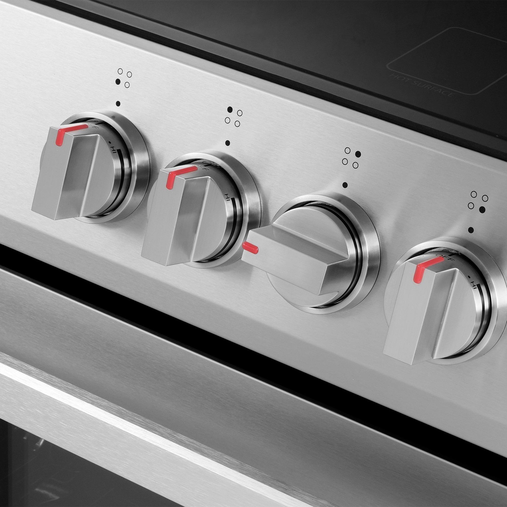Cosmo Stellar 30 in. 5.0 cu. ft. Stainless Steel Electric Range with 4 Burners | COS-ERD304K