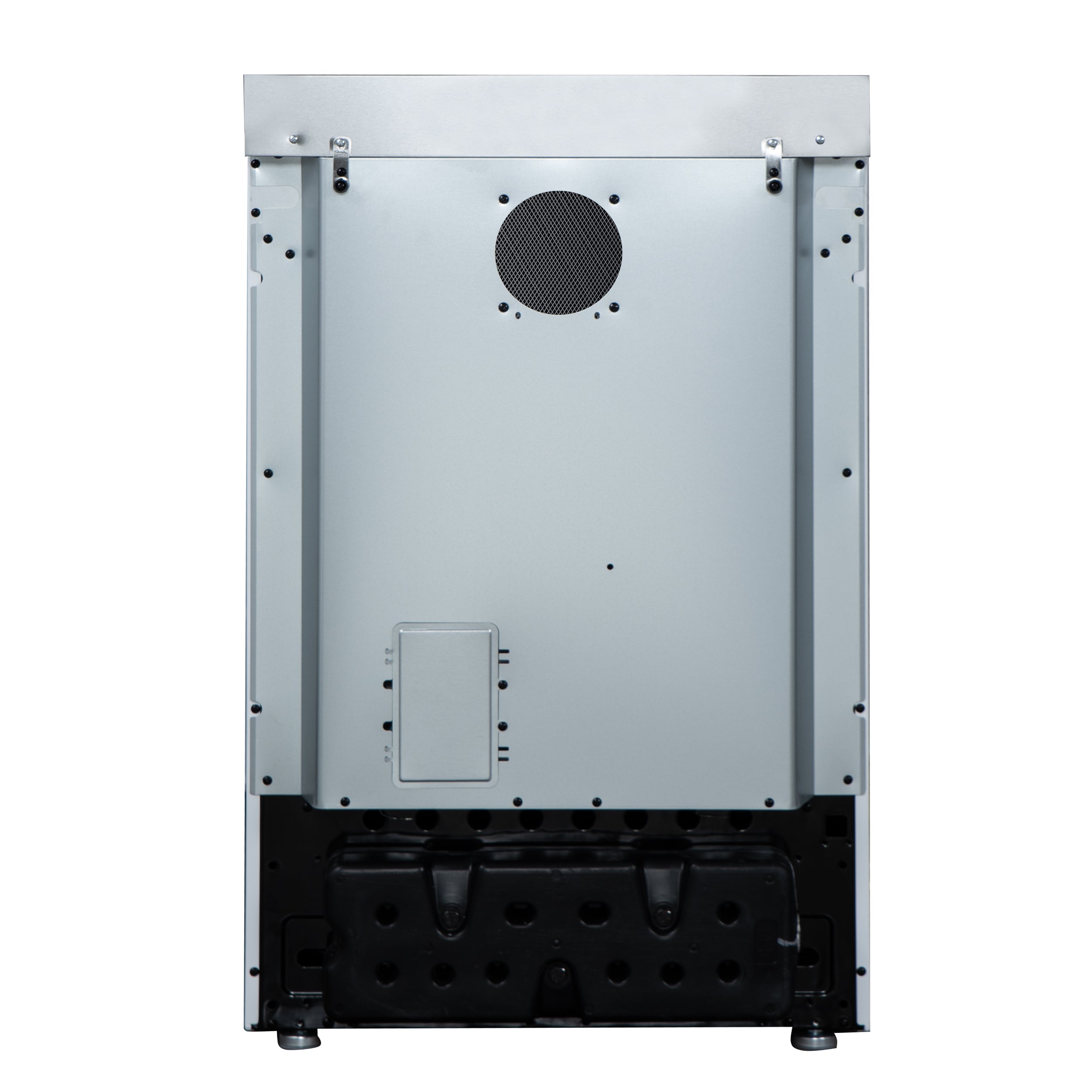 Forno Loiano 24 in. 2.3 cu.ft. White Electric Range with 4 Burners, Air Fry Kit, Storage Drawer and Antique Brass Accents | FFSEL6069-24WHT