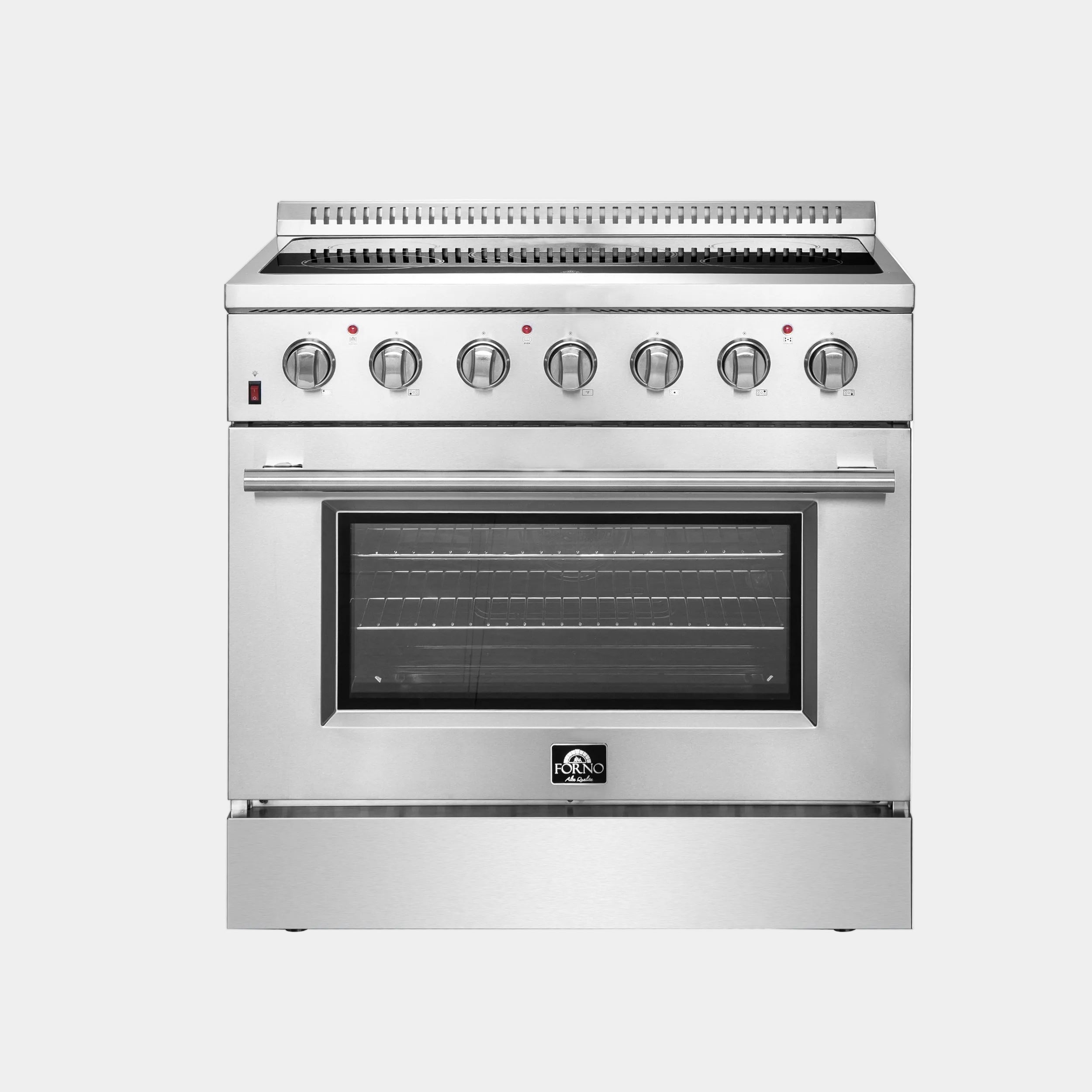 Forno Galiano 36 in. 5.36 cu. ft. 5-Burner Stainless Steel Electric Range | FFSEL6083-36