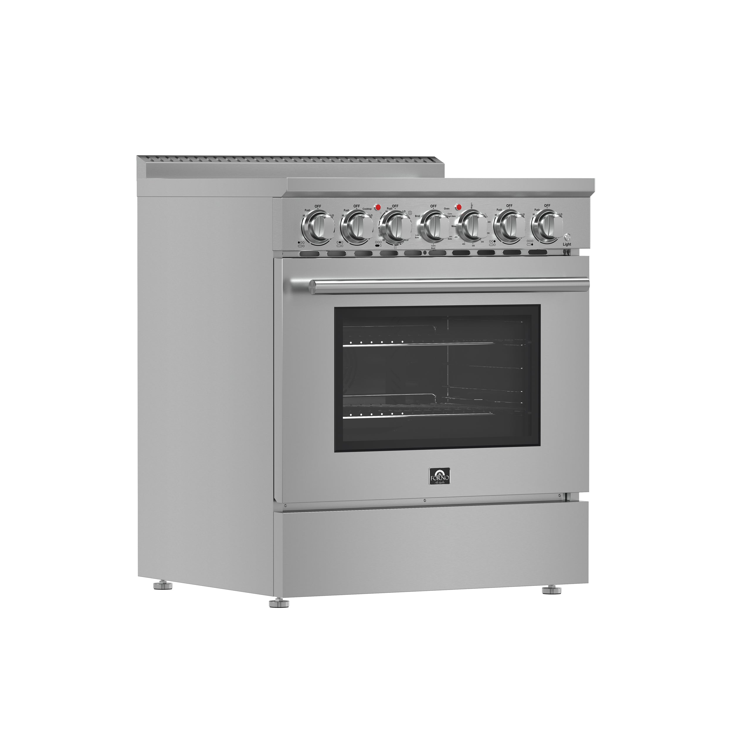 Forno Paolo 30 in. 4.38 cu. ft. Stainless Steel Electric Range | FFSEL6011-30