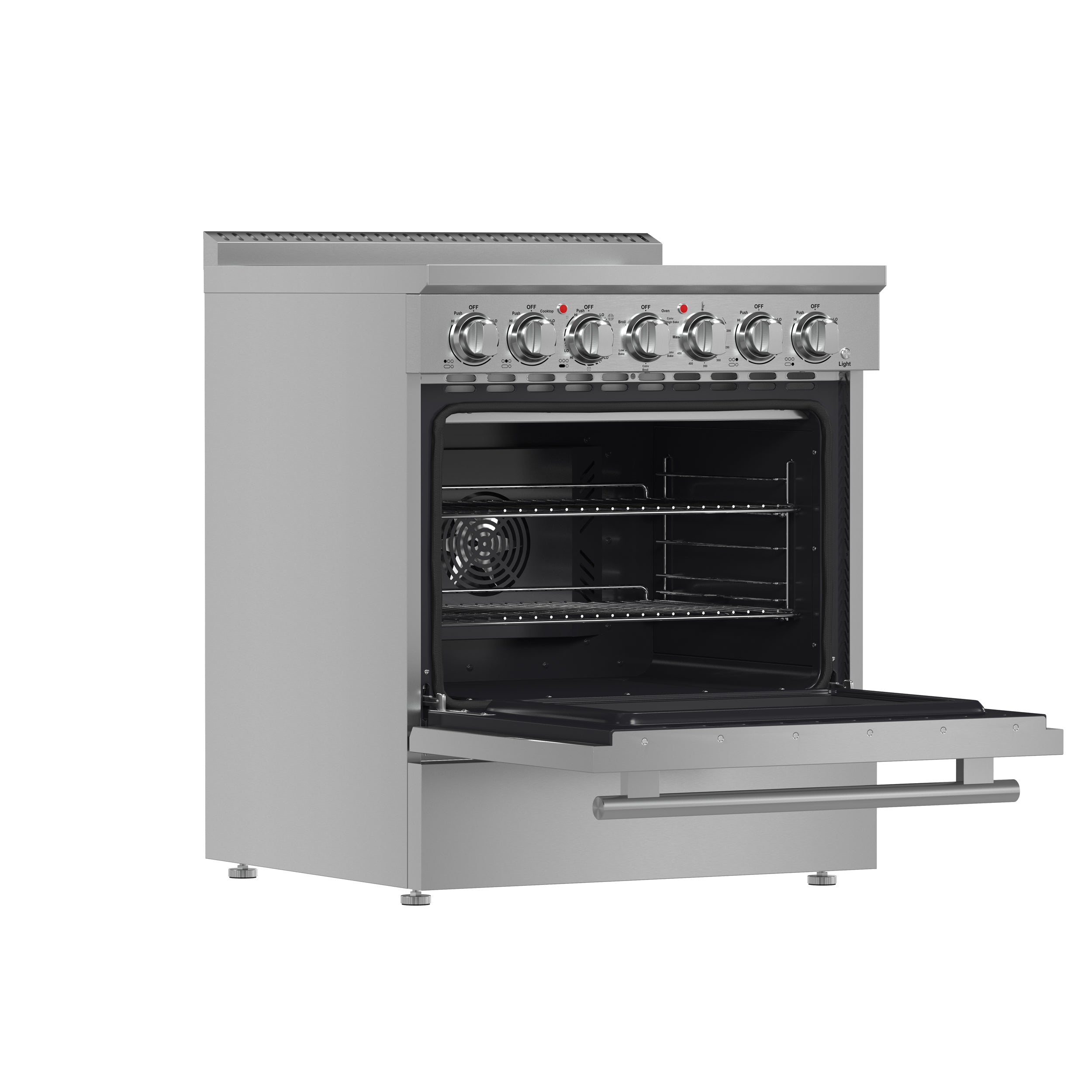 Forno Paolo 30 in. 4.38 cu. ft. Stainless Steel Electric Range | FFSEL6011-30