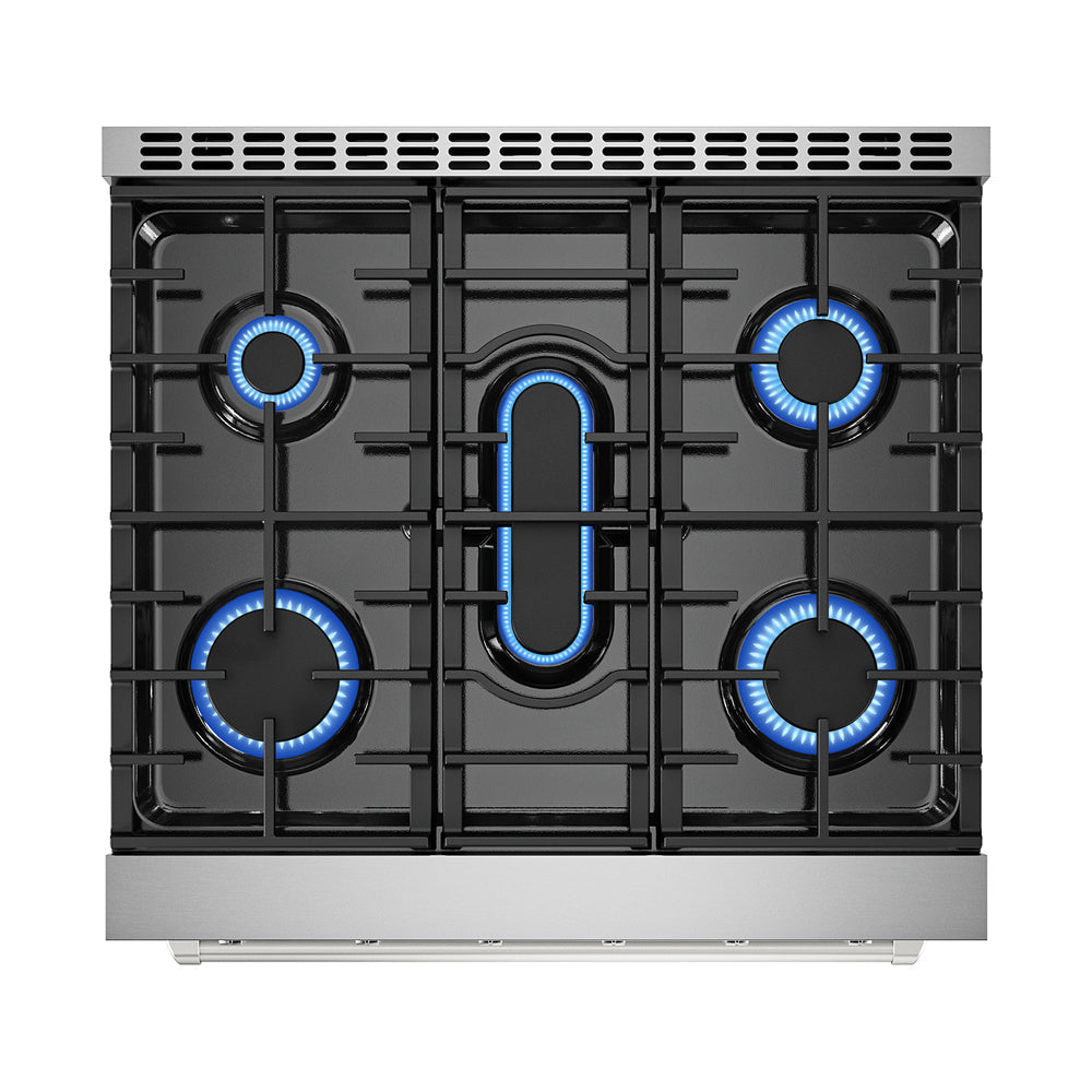 Empava Pro-Style 30 in. 4.5 cu. Ft. 5-Burner Stainless Steel Gas Range | EMPV-30GR10