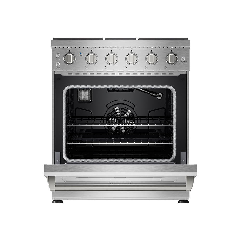 Empava Pro-Style 30 in. 4.5 cu. Ft. 5-Burner Stainless Steel Gas Range | EMPV-30GR10
